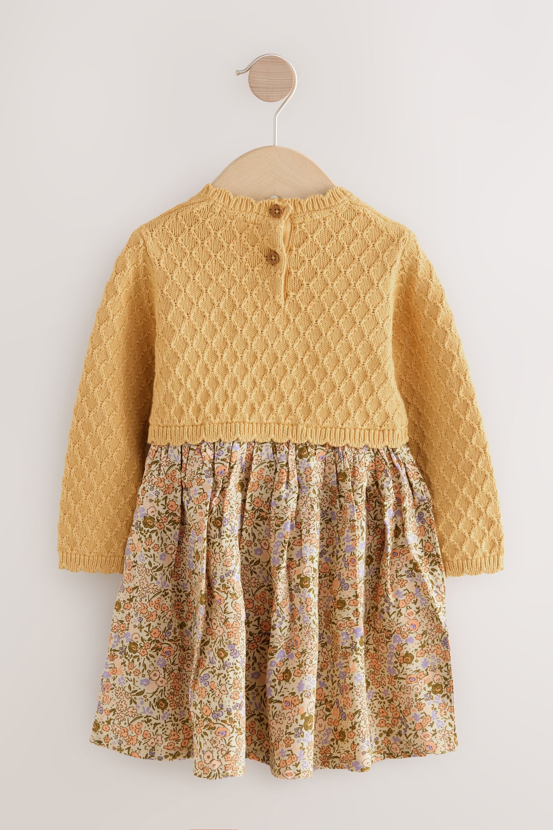 Next Strickkleid Strickkleid mit Blumenprint (1-tlg) günstig online kaufen