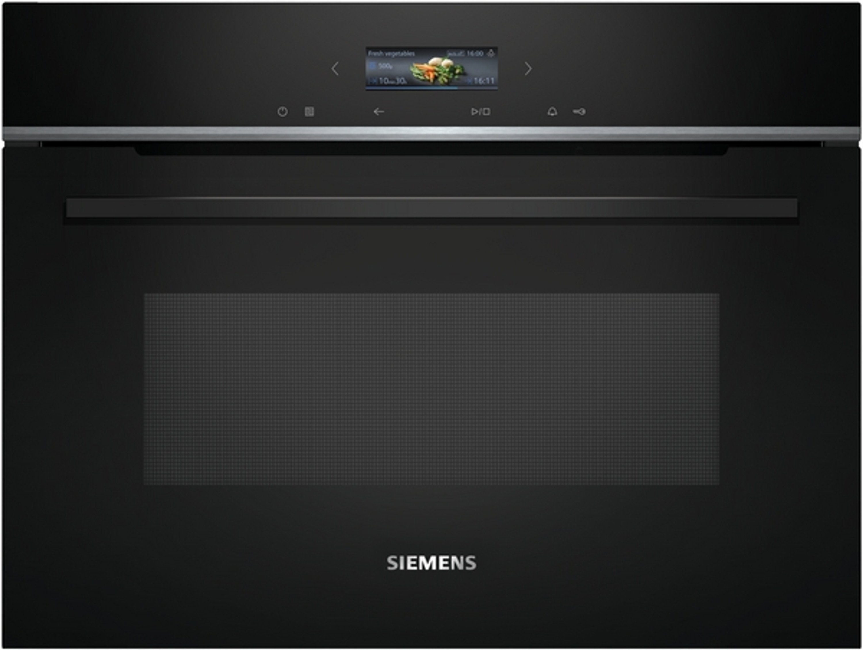 SIEMENS Mikrowelle CE732GXB1, Großflächengrill, Kleinflächengrill, Mikrowelle, 36 l, 60 x 45 cm, Edelstahl