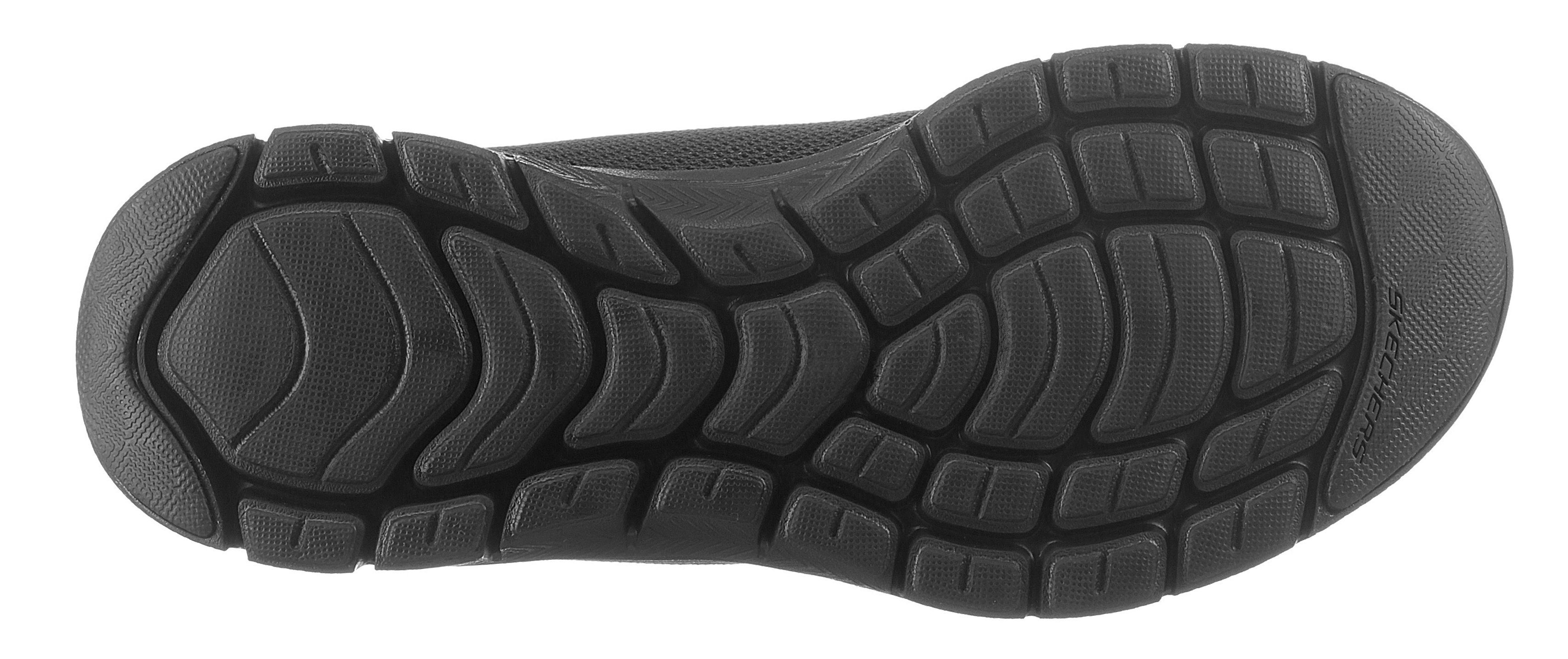 Sneaker schwarz FLEX Foam Memory BRILLINAT mit Ausstattung VIEW Skechers Air-Cooled 4.0 APPEAL