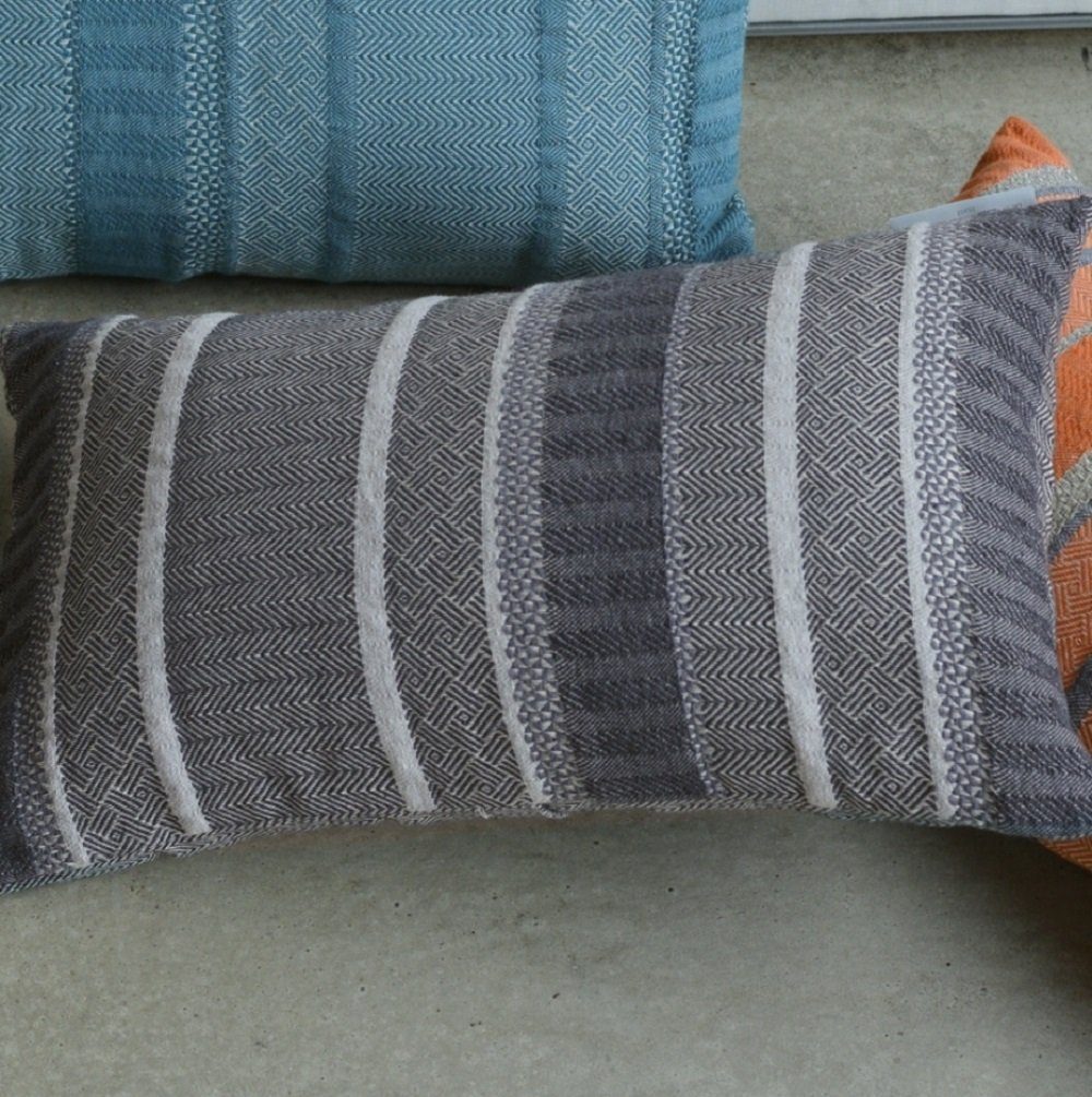 DAVID FUSSENEGGER Kissenhülle Como 'Bordüre' 30 x 50 cm