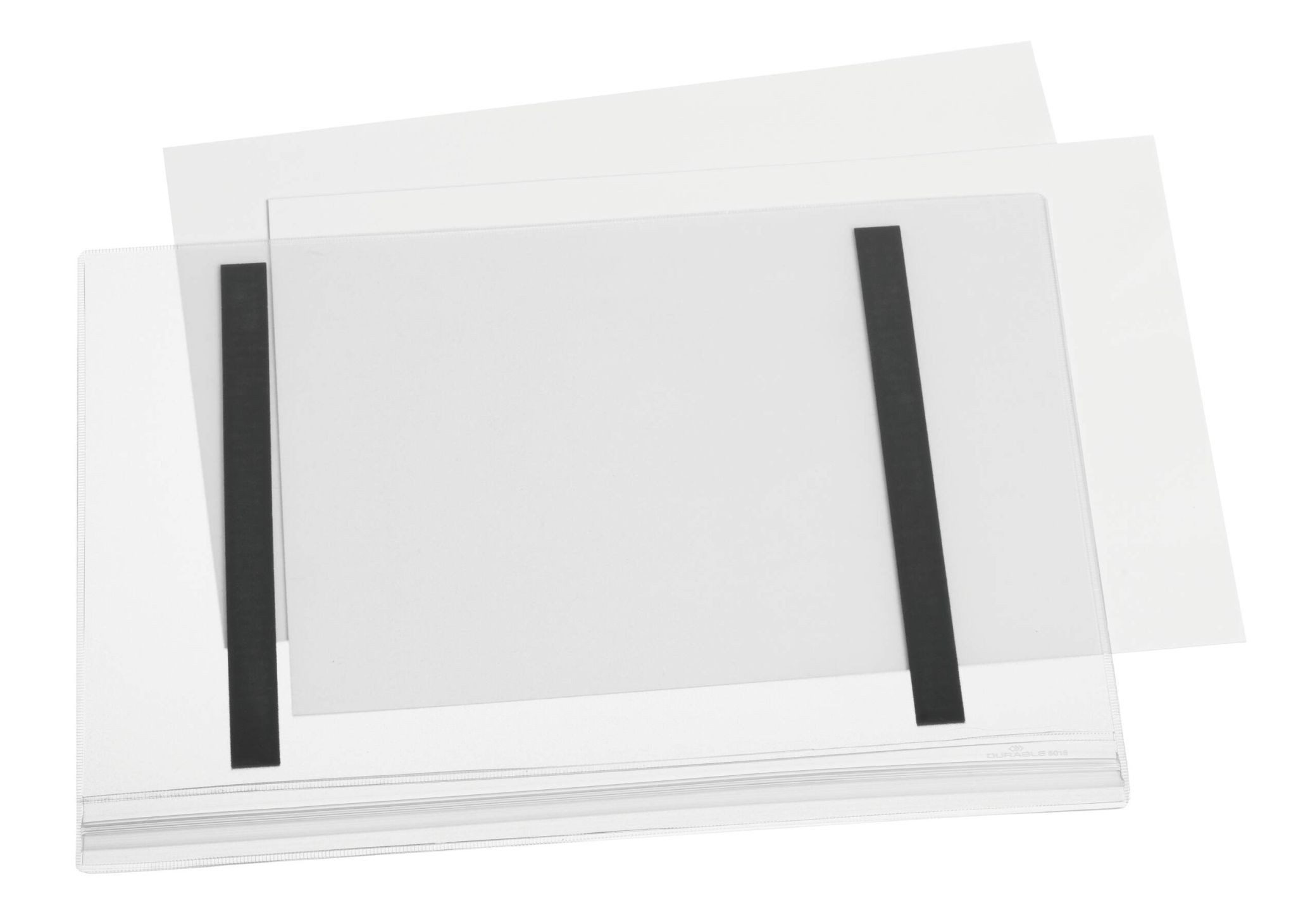 DURABLE Dokumententasche Durable Plakattasche A4 tr 5St magnetisch wasserdicht