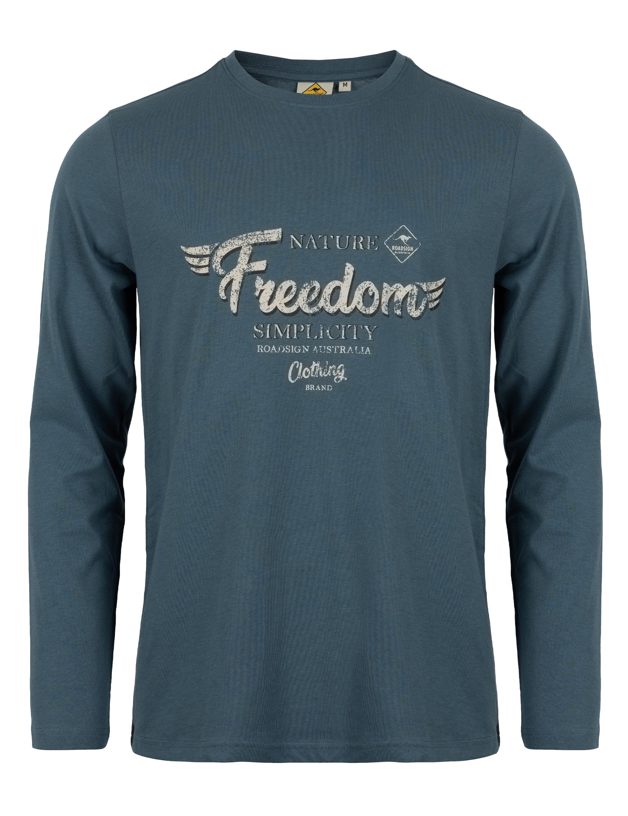 ROADSIGN australia Langarmshirt Free Spirit (1, 1-tlg., 1) Statement-Shirt für moderne Casual-Outfits