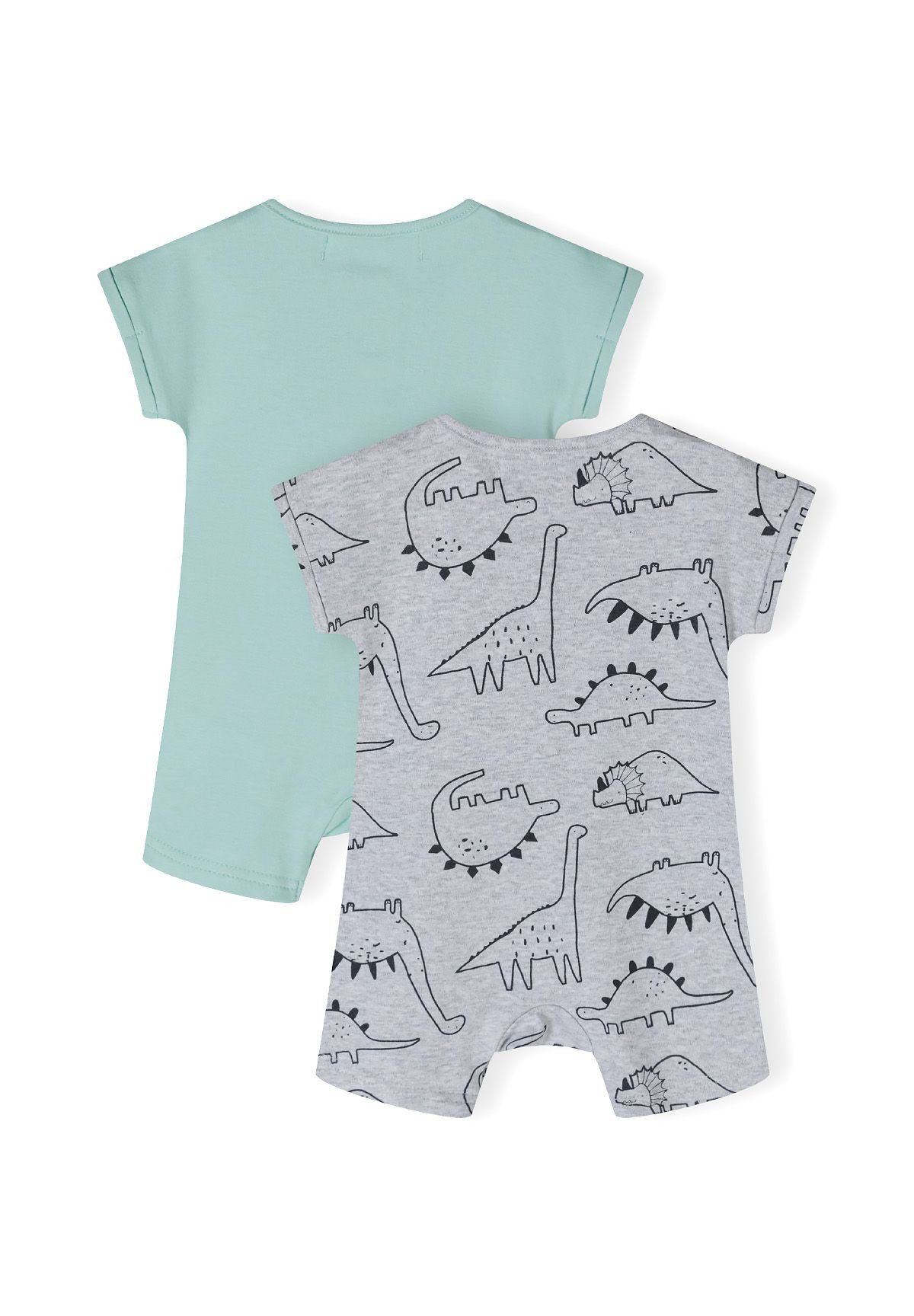 MINOTI Schlafoverall Kurzarm-Strampler im 2-er Pack. (0-24m)