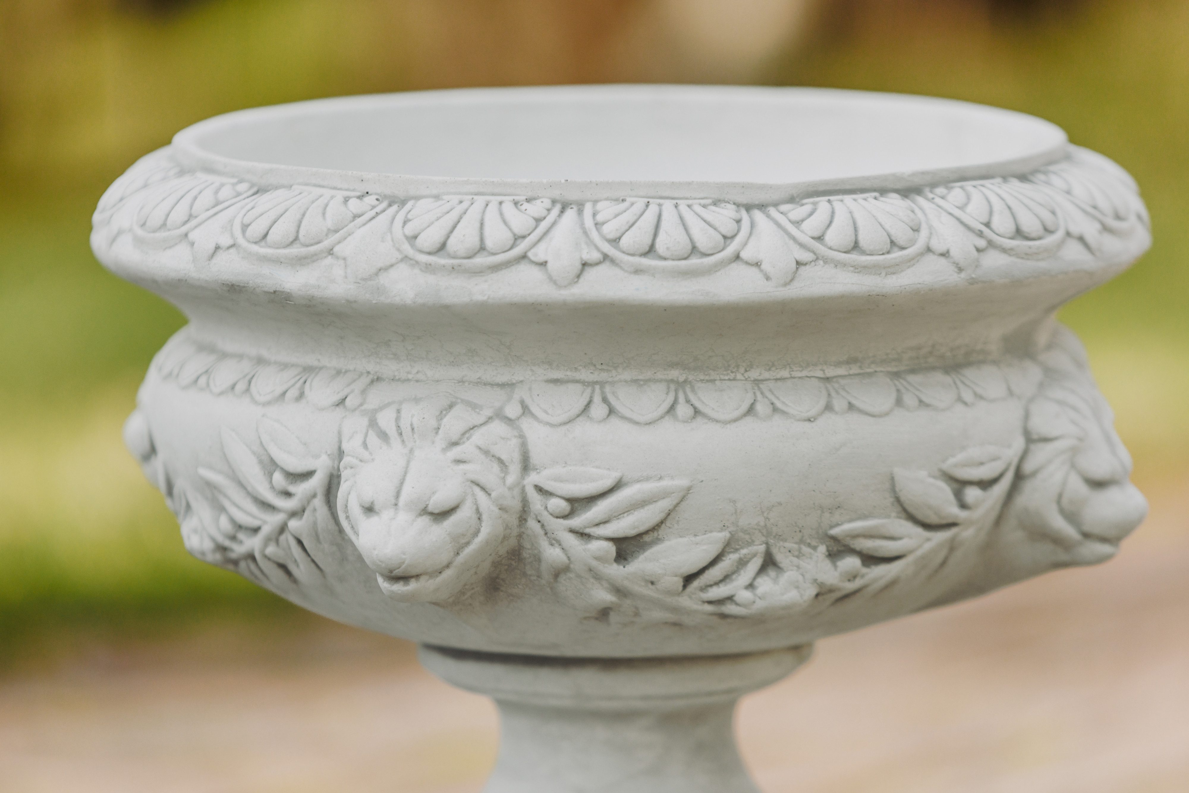 gartendekoparadies.de Pflanzschale Pflanzgefüß im Barock-Stil Blumentopf, H. 35 cm, 10 Liter, 27 kg, Frostsicher