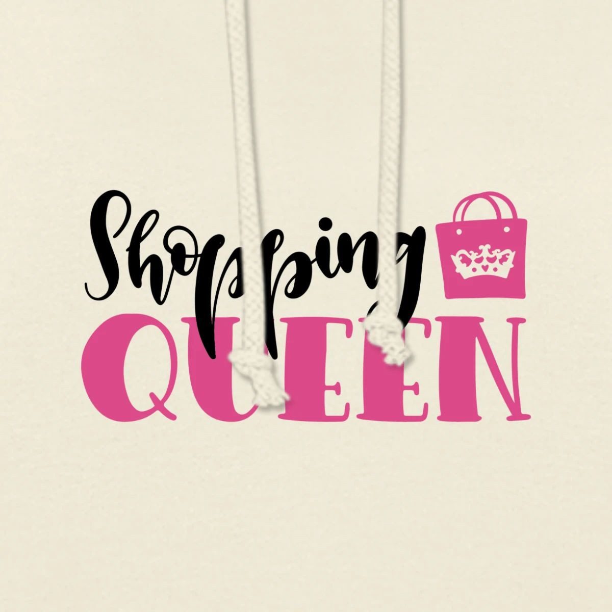 Spreadshirt Hoodie Shopping Queen Kostüm Fasching Damen Hoodie (1-tlg)