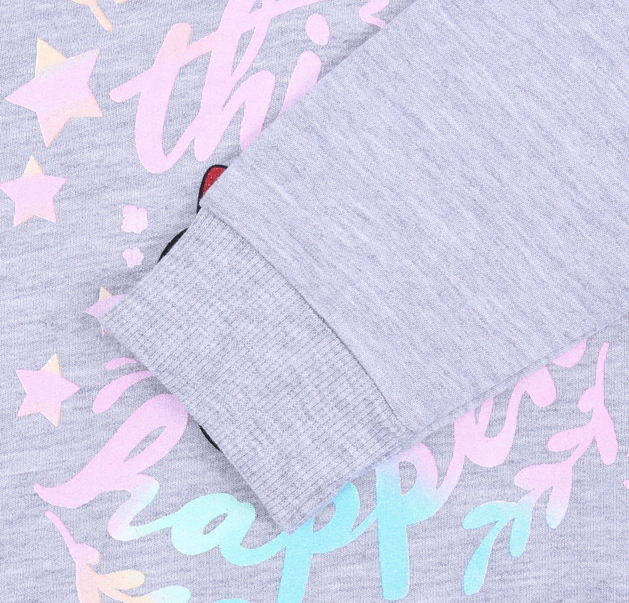 Disney Kapuzensweatshirt Graues Sweatshirt Myszka Minnie DISNEY 6-7 Jahre