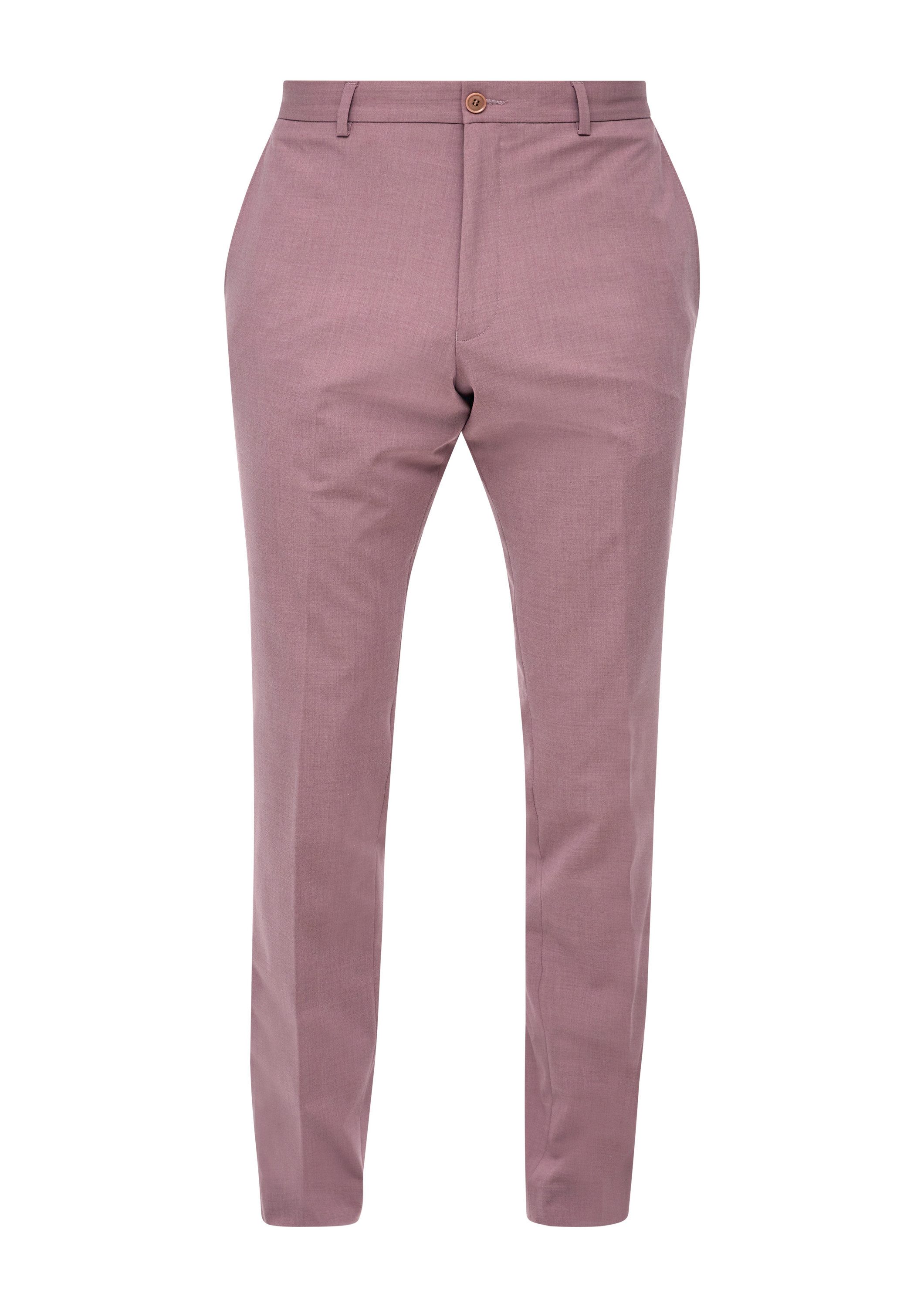 s.Oliver Chinos Hose S.OPURE s.O PURE: Anzughose aus Stretch-Fabric
