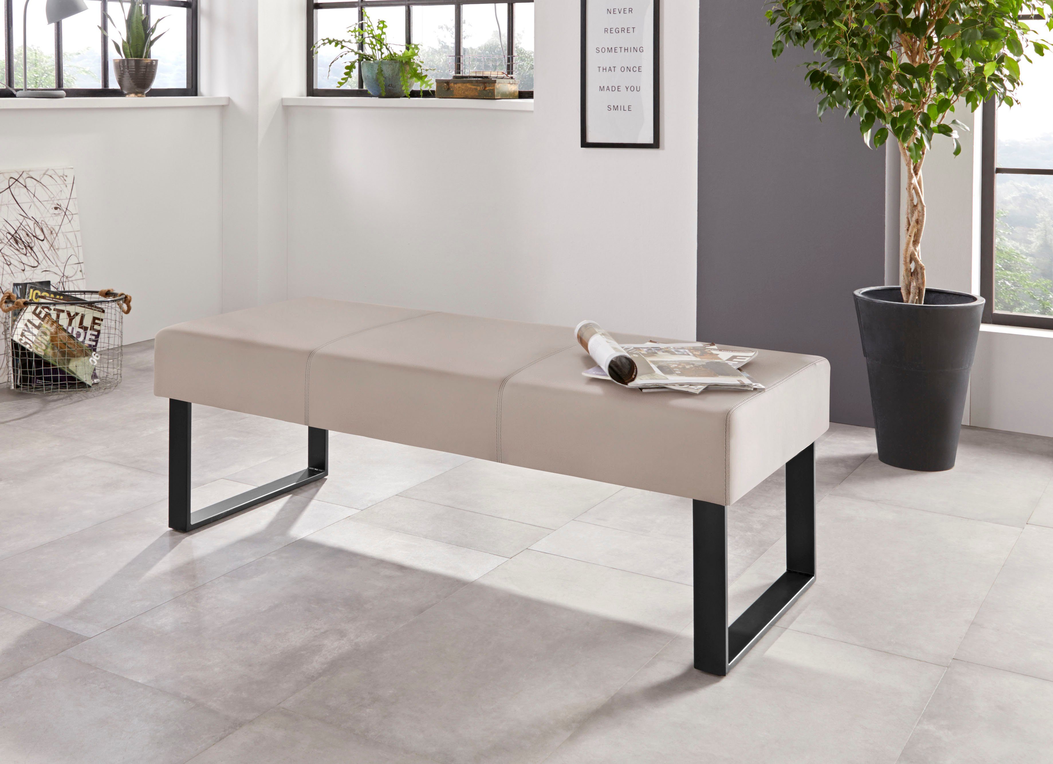 Home affaire Sitzbank "Oliver" Breite 140cm, mit Metallgestell günstig online kaufen