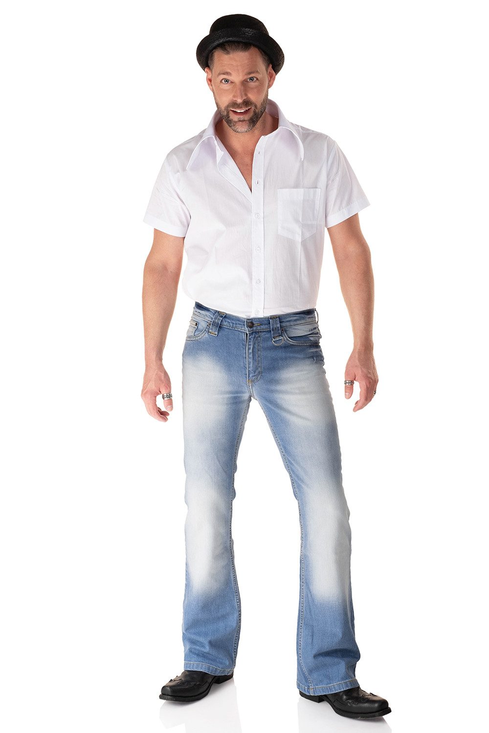 Bootcut-Jeans Herren STAR BLUE CUT 72