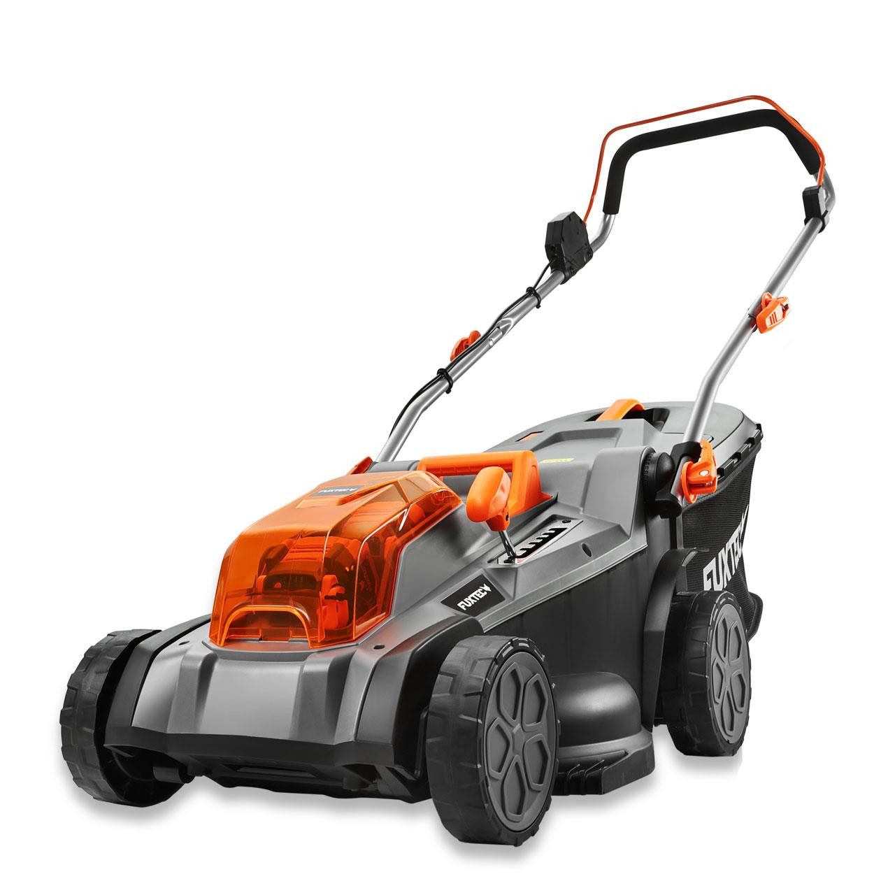 FUXTEC Akkurasenmäher FX-E2RM37, 37 cm Schnittbreite, 37 cm, 40 l Fangkorb, ohne Akku und Ladegerät