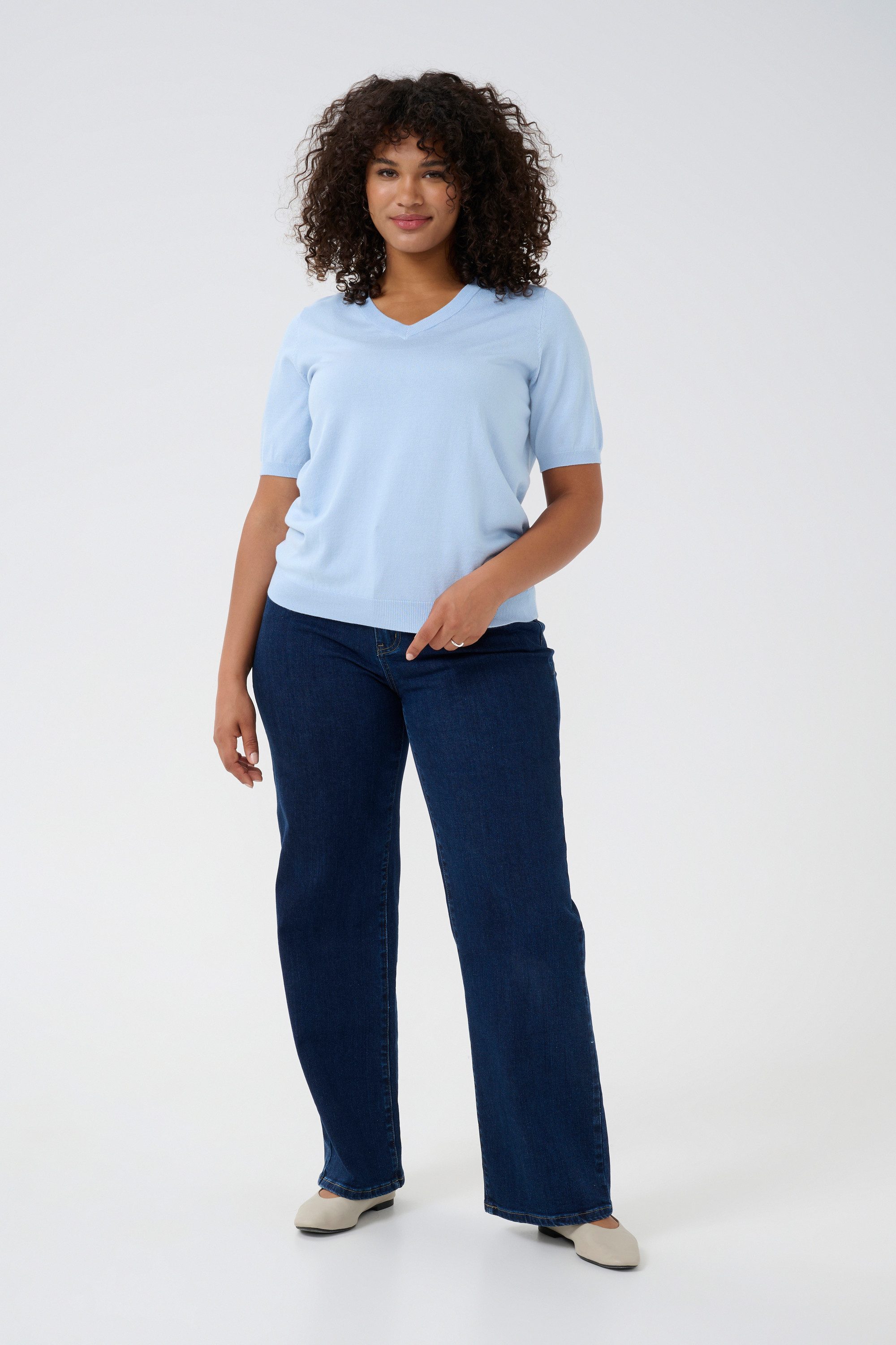 KAFFE Curve Strickpullover Strickpullover KClizzy Große Größen