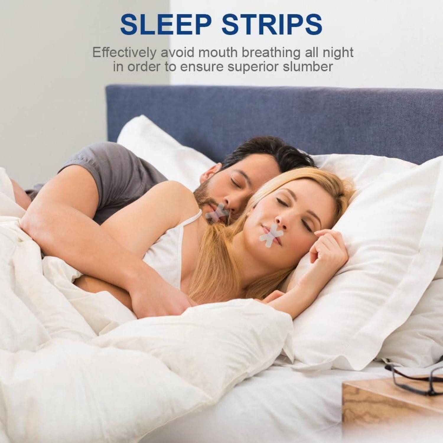 ACWOO Schnarchstopper 120 Pcs Mouth Tape for Sleeping Anti Snoring Strips