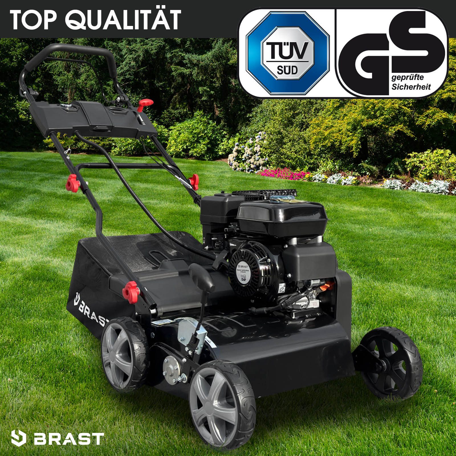 BRAST Benzin-Vertikutierer / Lüfter 4,5kW (6,12PS), günstig online kaufen