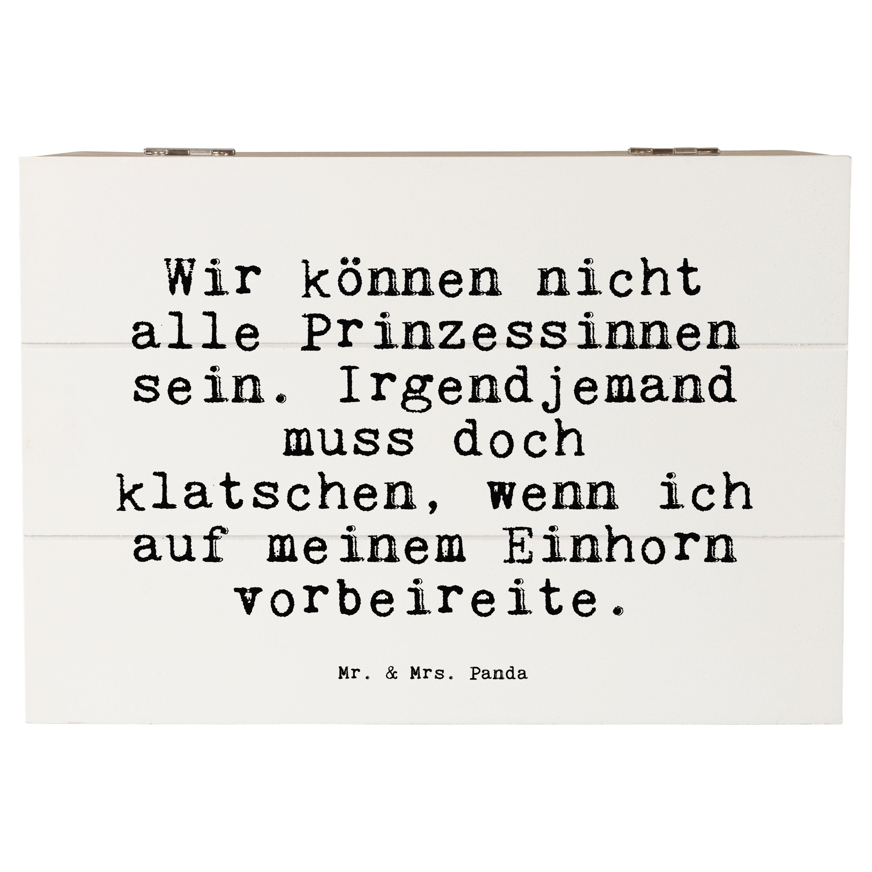 Mr. & Mrs. Panda Dekokiste »Wir können nicht alle... Weiß Geschenk