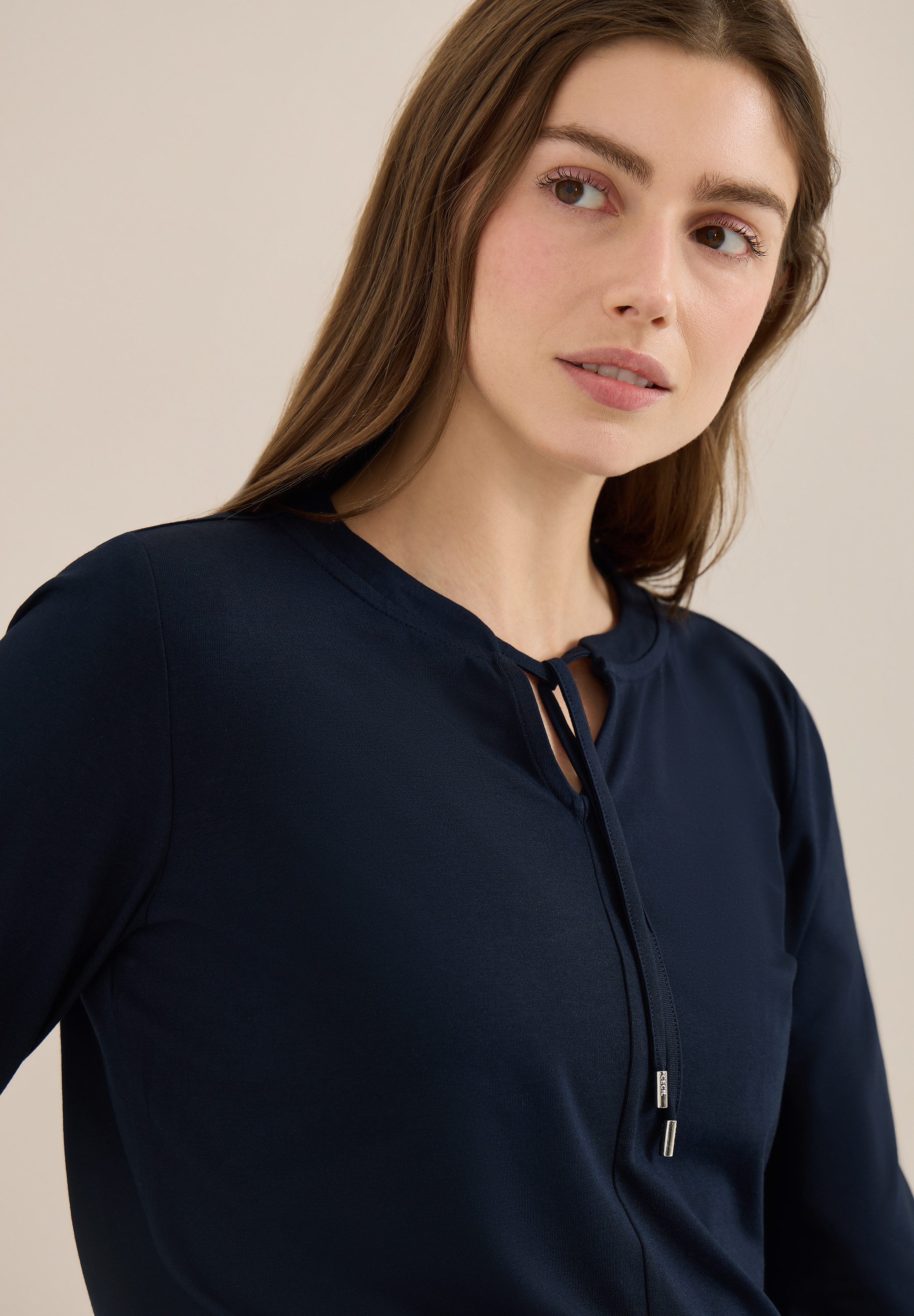 CECIL 3/4-Arm-Shirt Sommershirt im Tunika-Look