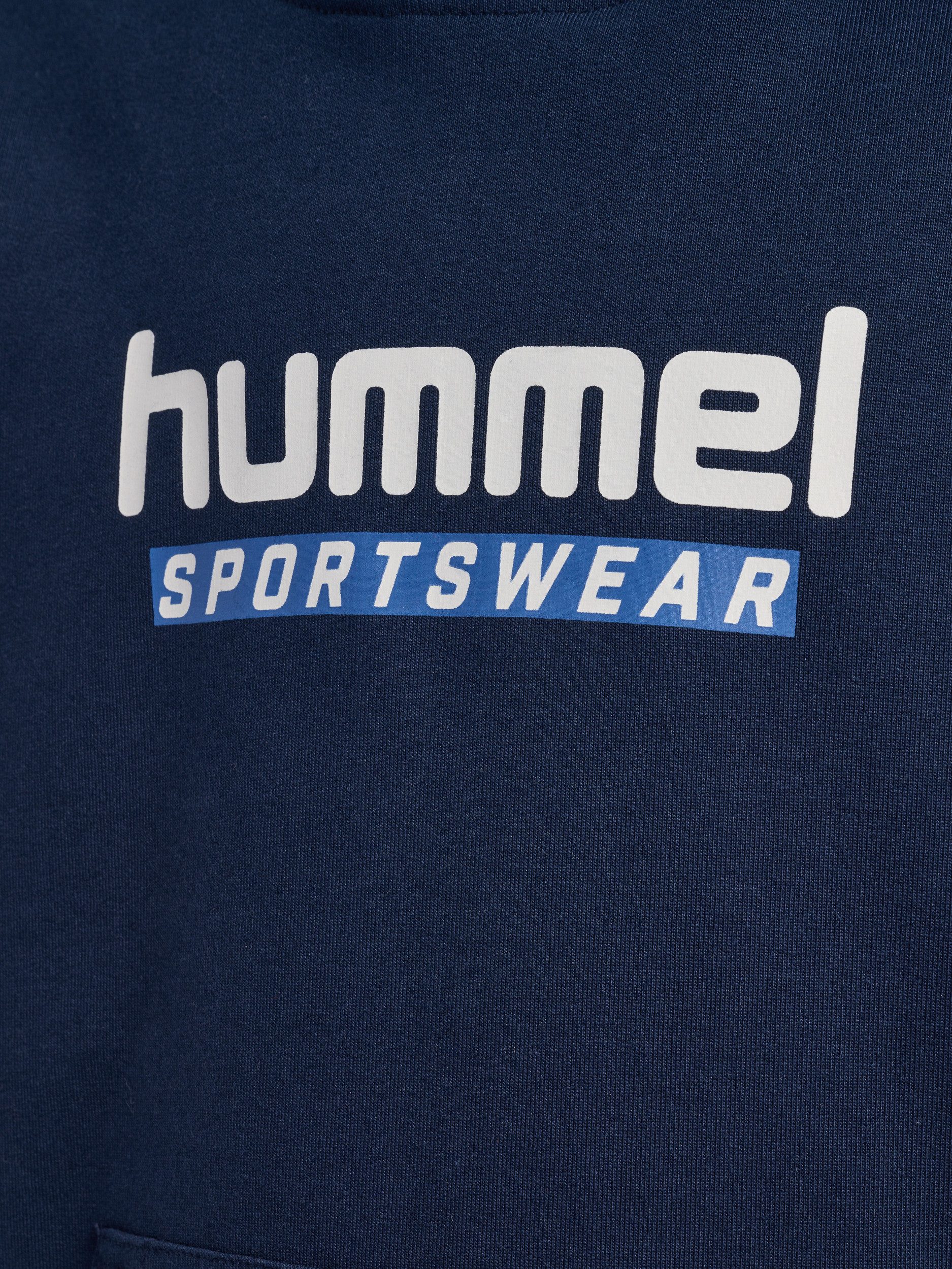 hummel Kapuzensweatshirt mit Kängurutasche, im sportlichen Stil