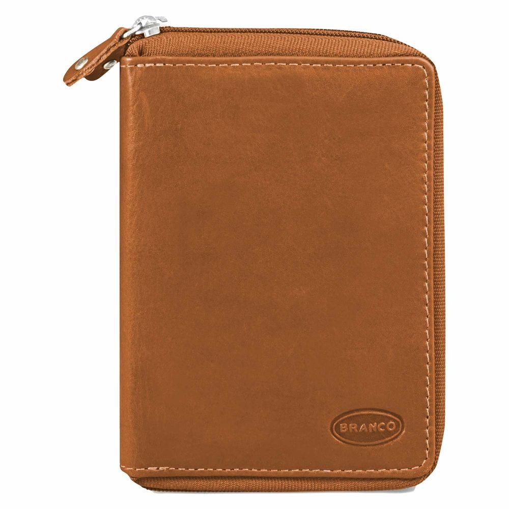 BRANCO Geldbörse Große Damen-Geldbörse / Portemonnaie, Leder Natur-Beige, Branco 230