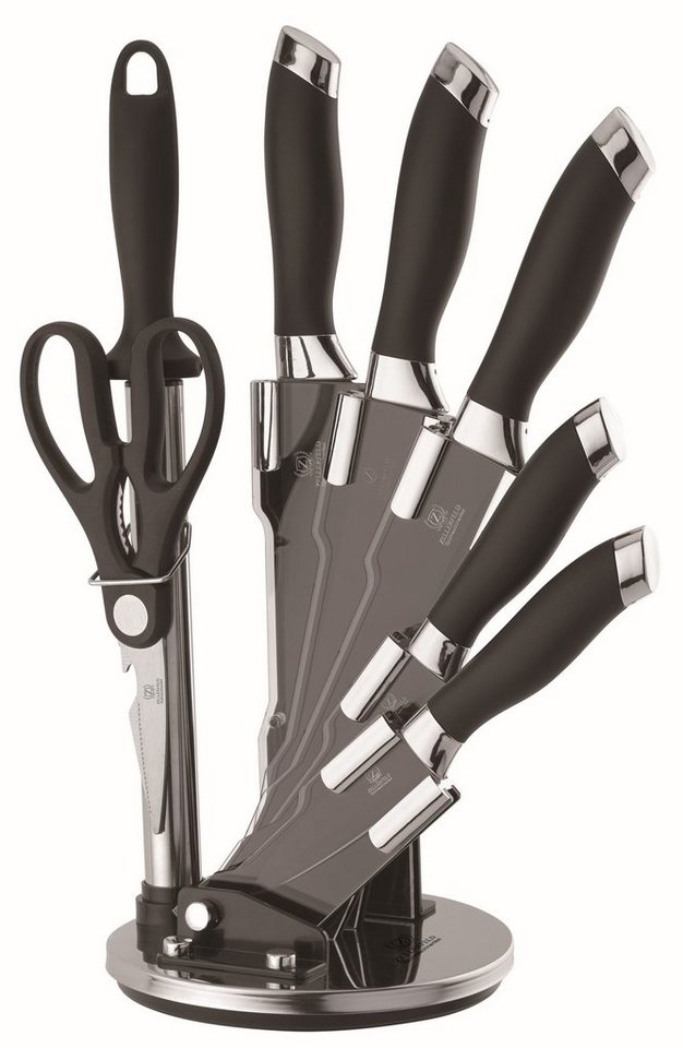 & Messer Messer-Set ZELLERFELD Klingen (8-tlg) Messerset 9-teilige 8 Kochmesser Küchenmesser