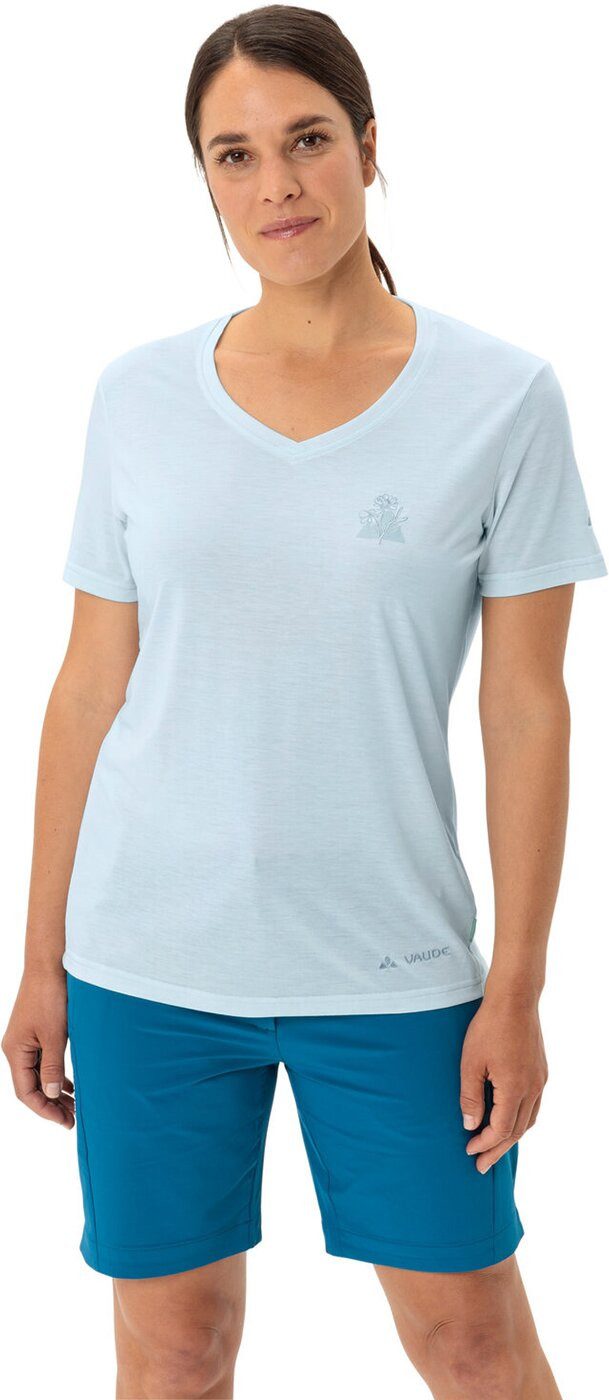 VAUDE Funktionsshirt Wo Skomer Print T-Shirt III summer blue