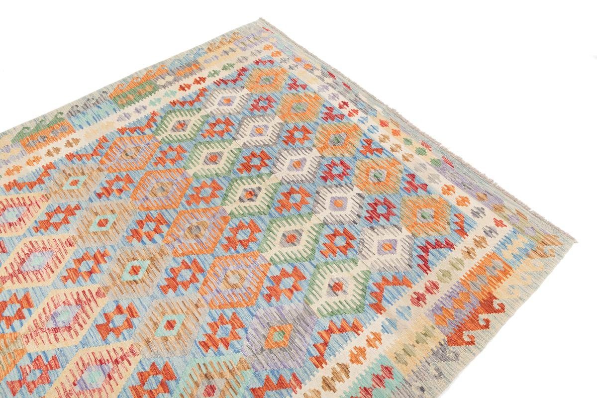 Orientteppich Kelim Afghan 213x295 Handgewebter Orientteppich, Höhe: Nain Trading, mm rechteckig, 3