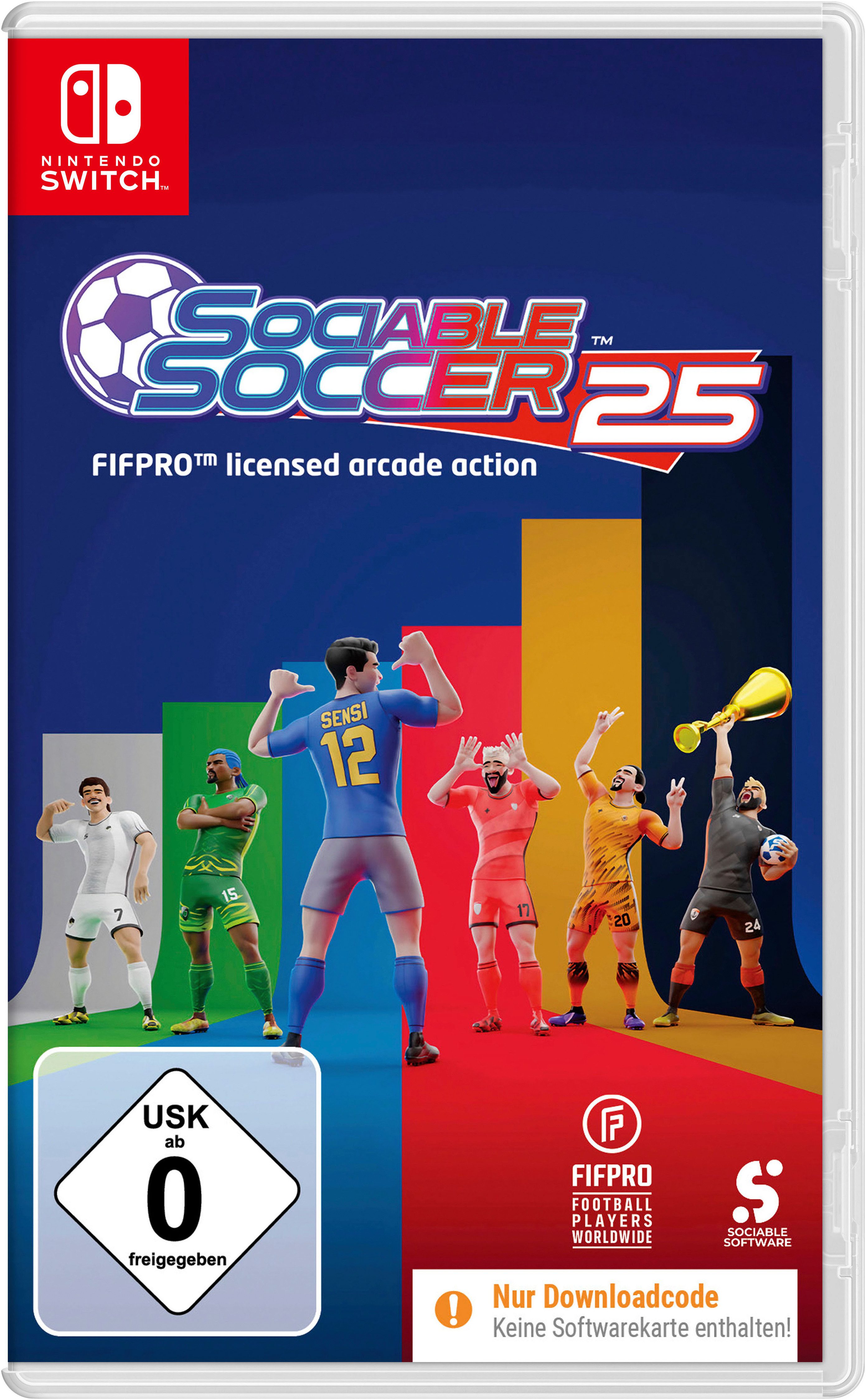 Sociable Soccer 25 (Code in a Box), Nintendo Switch