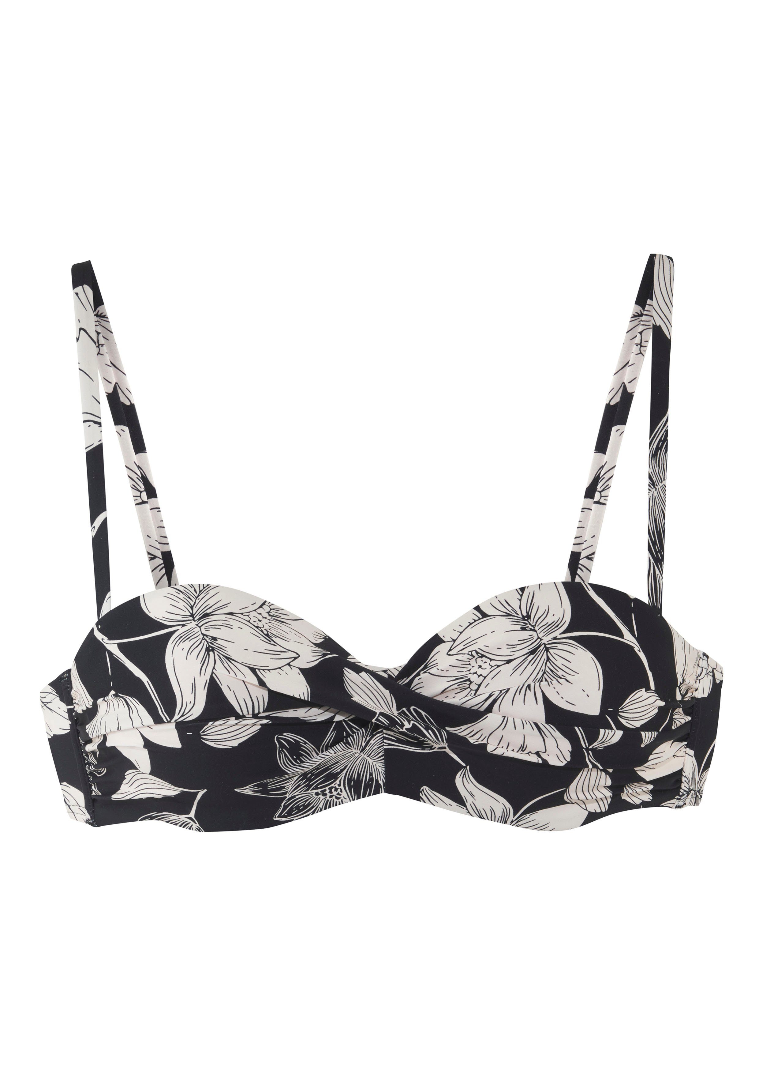 s.Oliver Bügel-Bandeau-Bikini-Top Lady, mit floralem Design günstig online kaufen