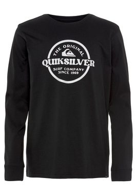 Quiksilver Langarmshirt Jungen Doppelpack mit Logodruck (Packung, 2-tlg)