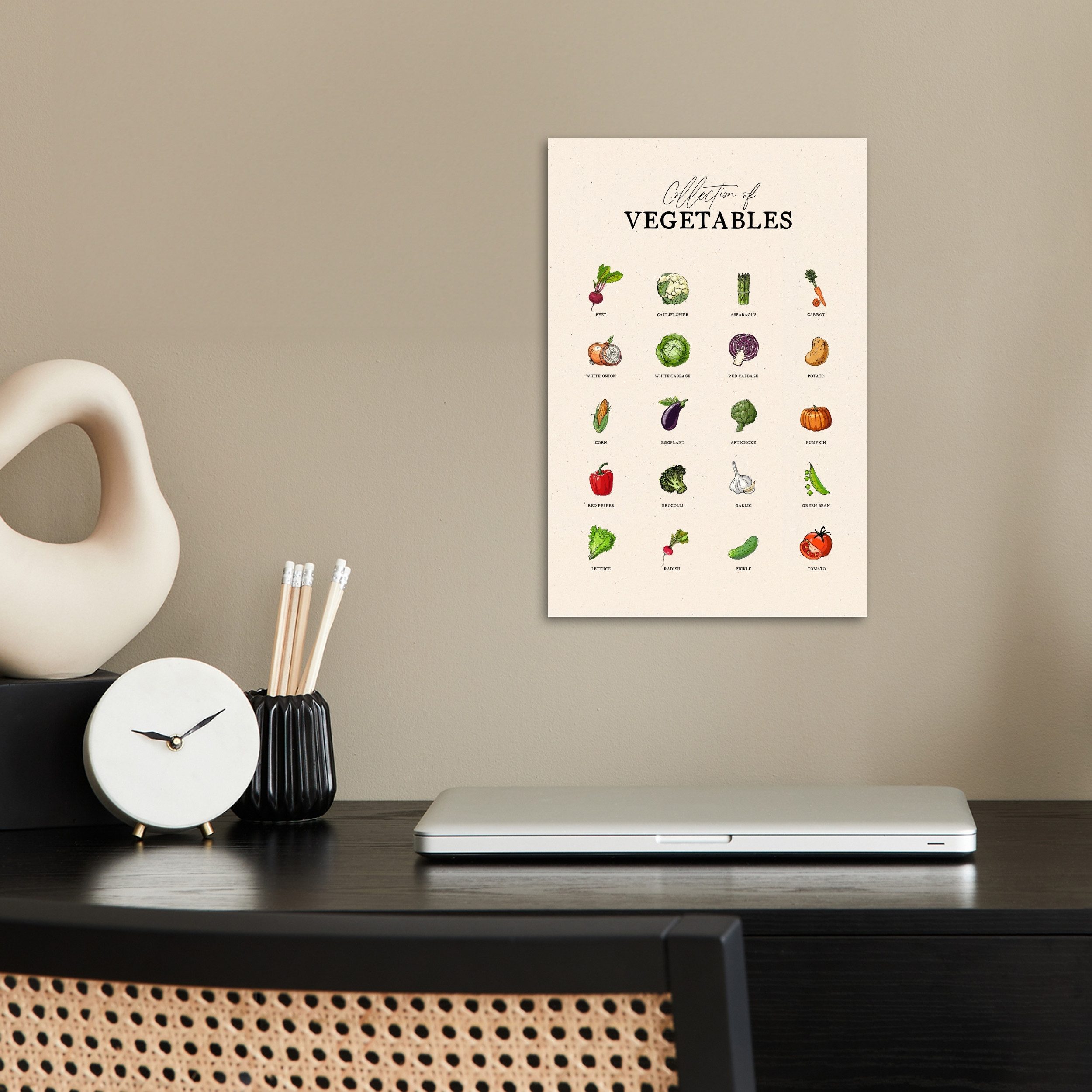 MuchoWow Poster Gemüsesorten - Farbenfroh - günstig online kaufen
