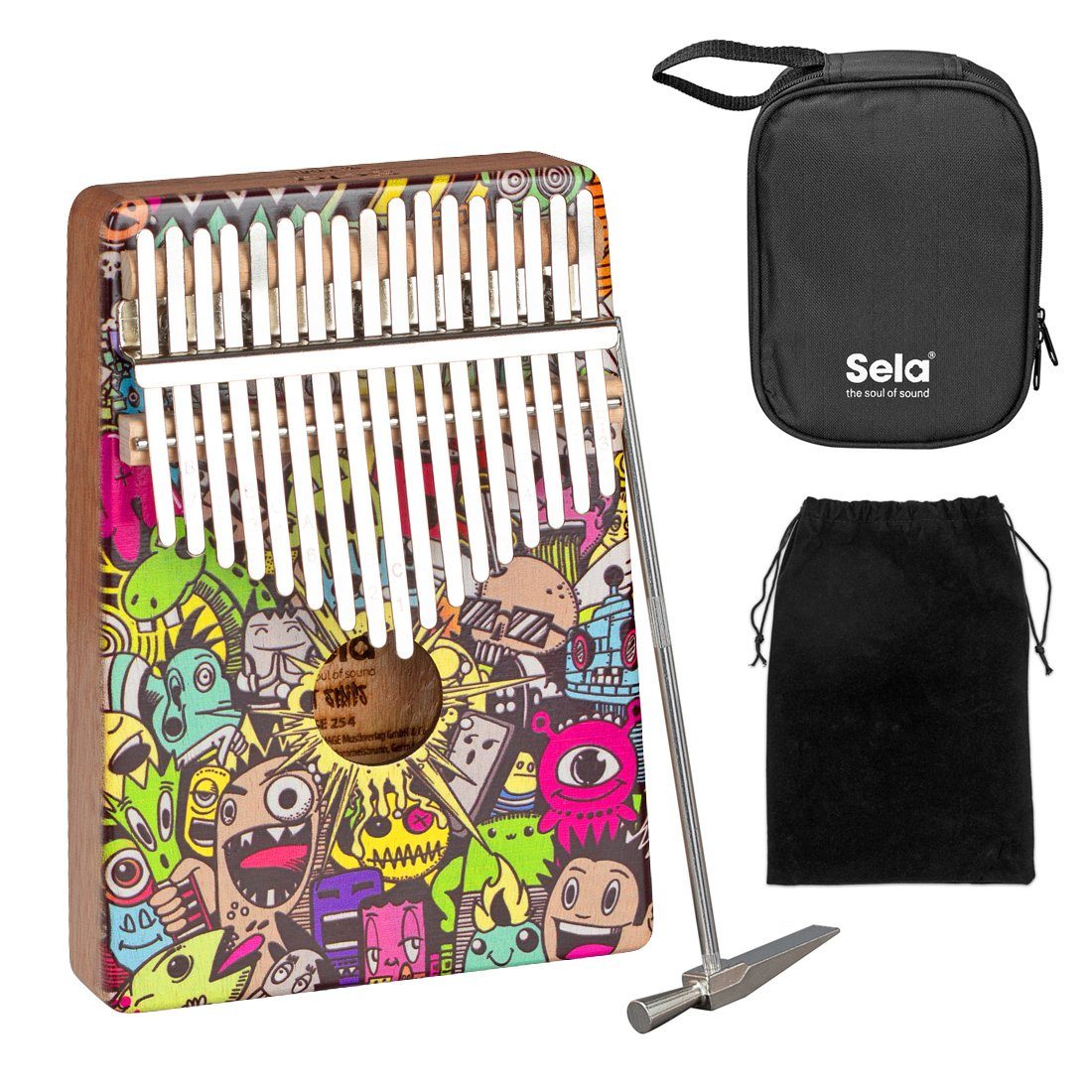 Sela Kalimba Sela SE 254 Kalimba Mahagoni 17 Little Monster