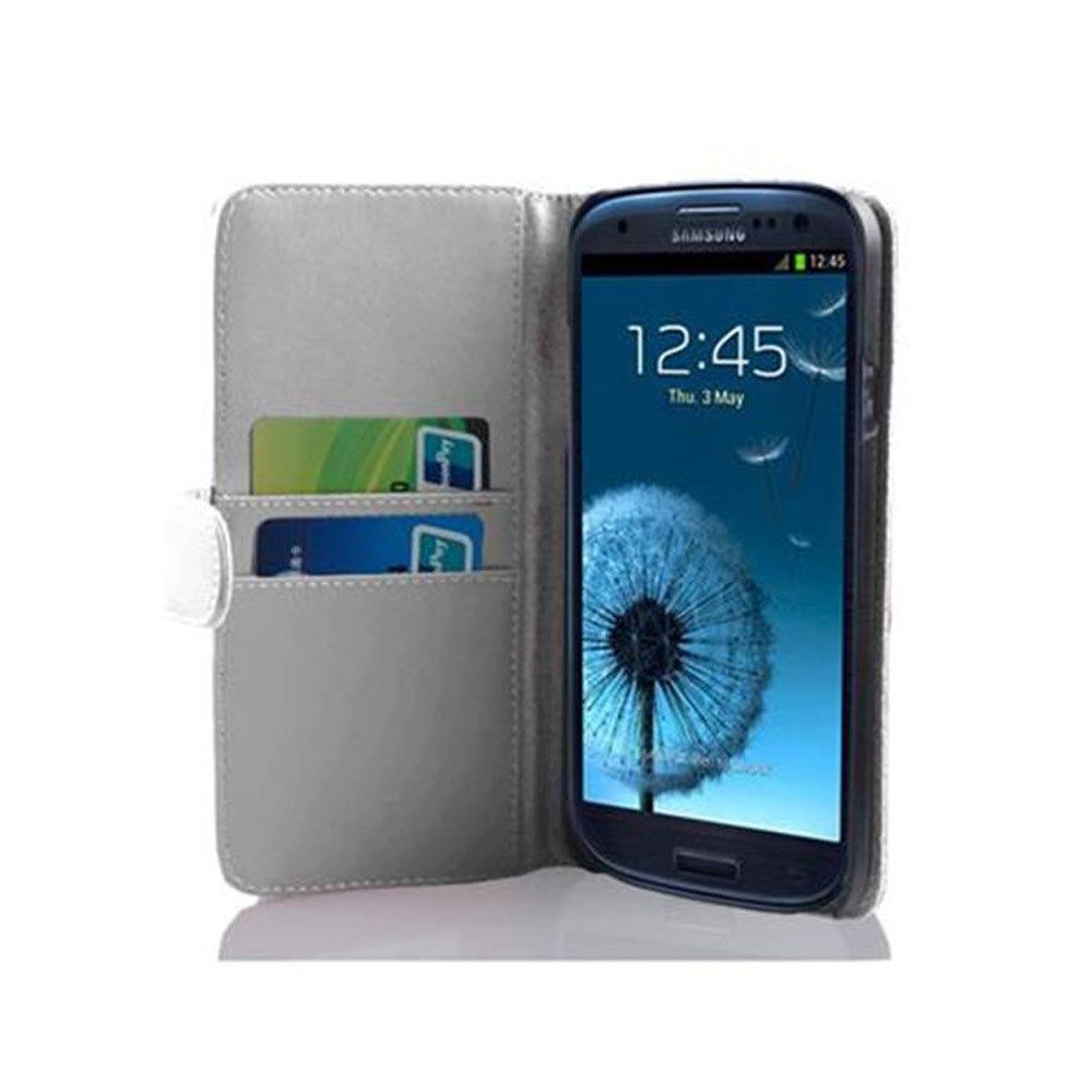 Cadorabo Handyhülle für Samsung Galaxy S3 / S3 NEO Hülle Samsung Galaxy S3 / S3 NEO, Klappbare Handy Schutzhülle - Hülle - mit Standfunktion und Kartenfach
