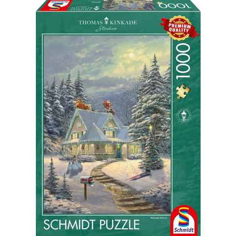 Schmidt Spiele Puzzle Am Heiligabend. Kinkade Collection 1.000 Teile, 1000 Puzzleteile