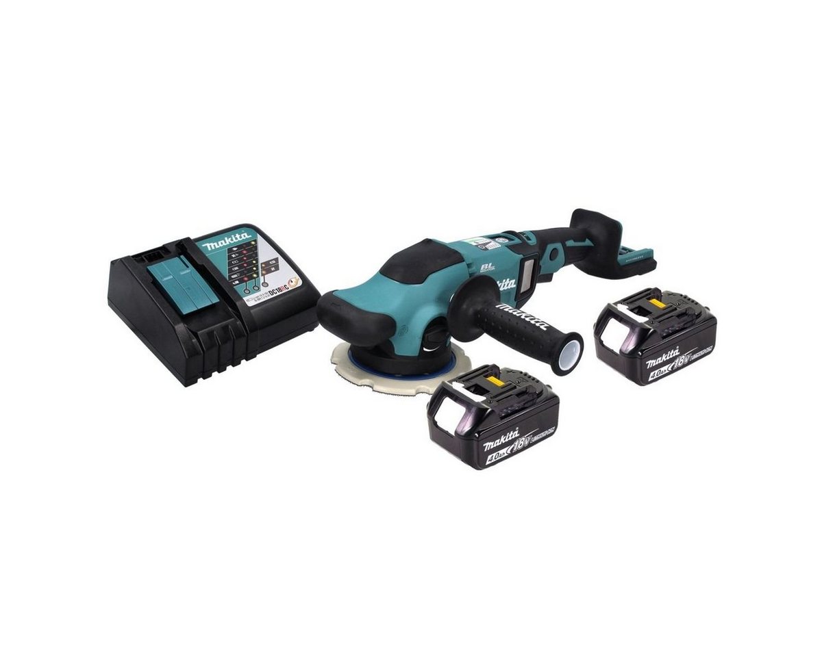 Thumbnail - Makita Exzenterschleifer DPO 600 RM Akku Exzenterpolierer 18 V 150 mm XPT Brushless + 2x Akku