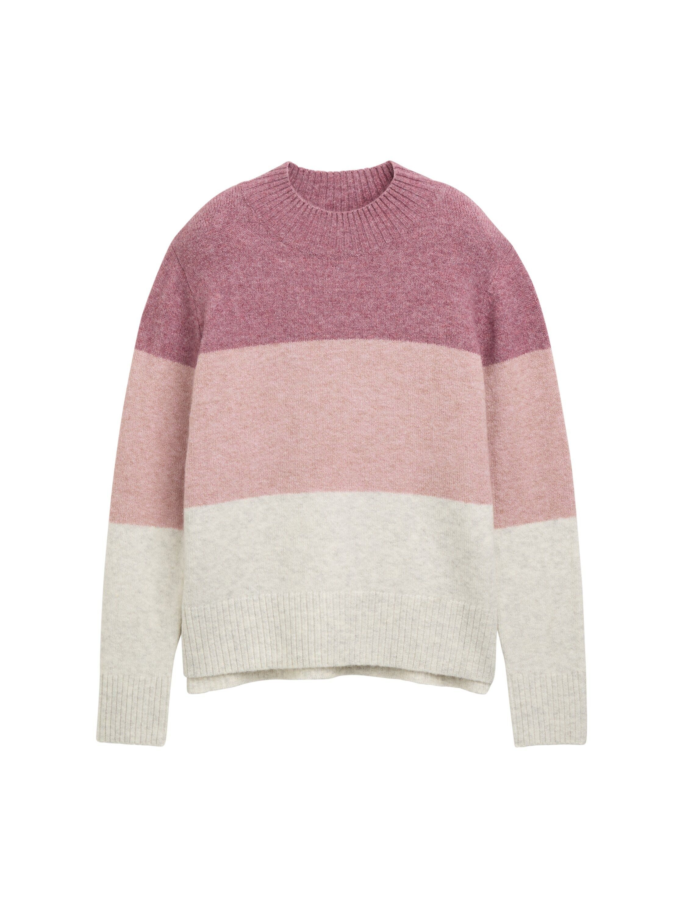 rose beige colorblock