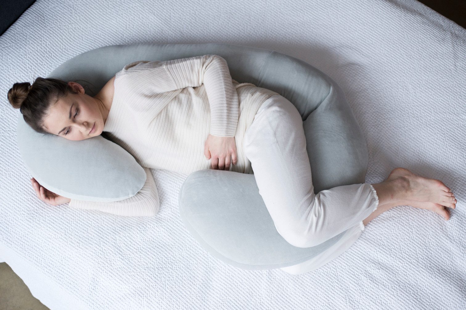 Motherhood Lagerungskissen Premium Sleepy-C, Baumwoll-Velour, Seitenschläfe günstig online kaufen