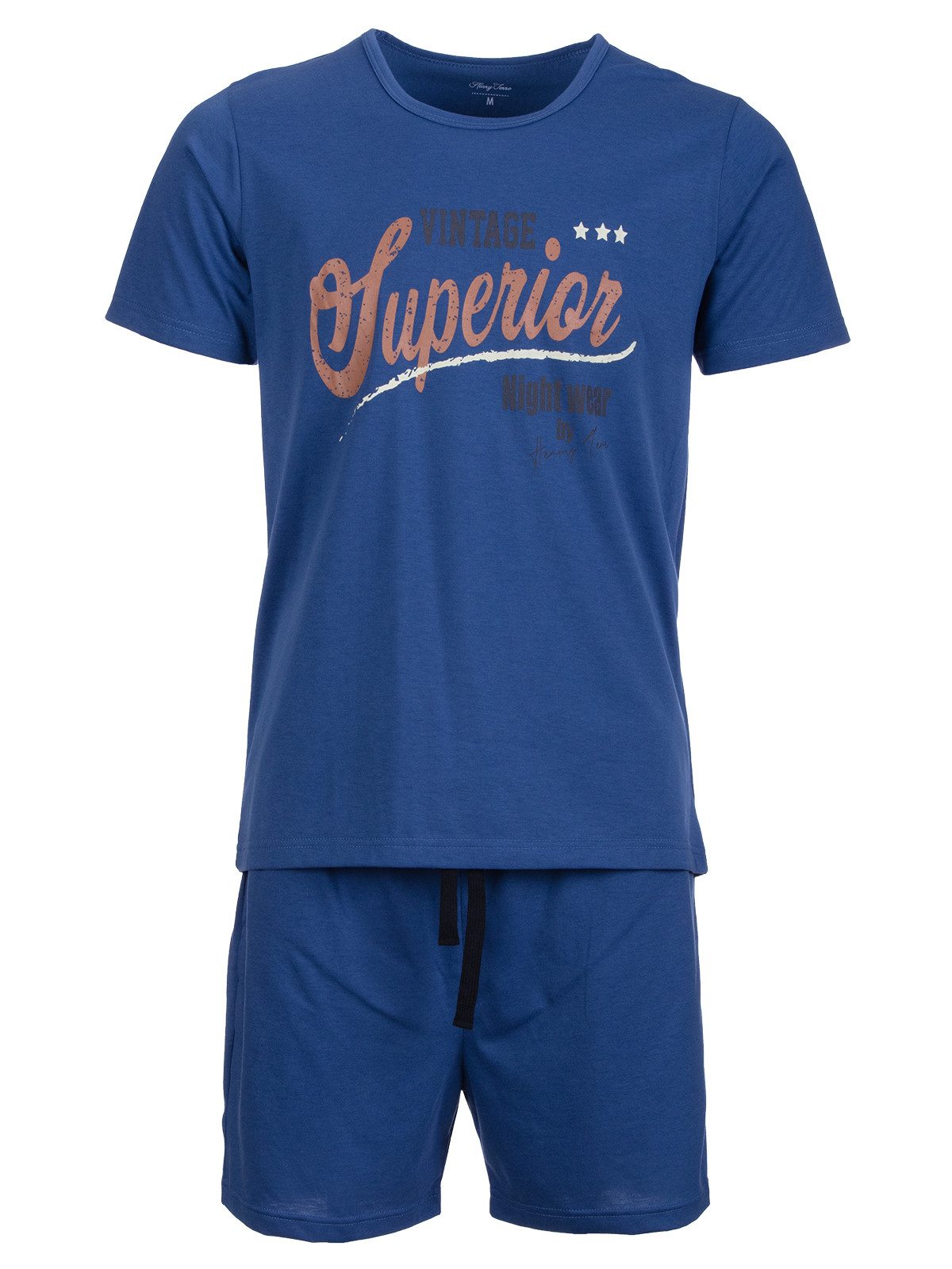 Henry Terre Shorty Paul Nightwear Herren kurzarm Pyjama Set M - 5XL