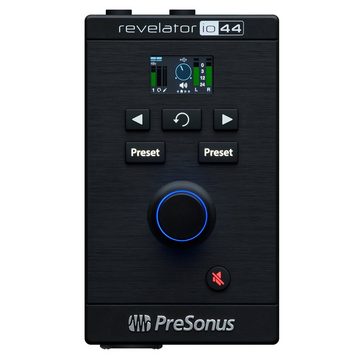 Presonus Mischpult Revelator io44, (Audio-Interface, USB-C), Ideal für Recording, Streaming, Podcasting, Gaming