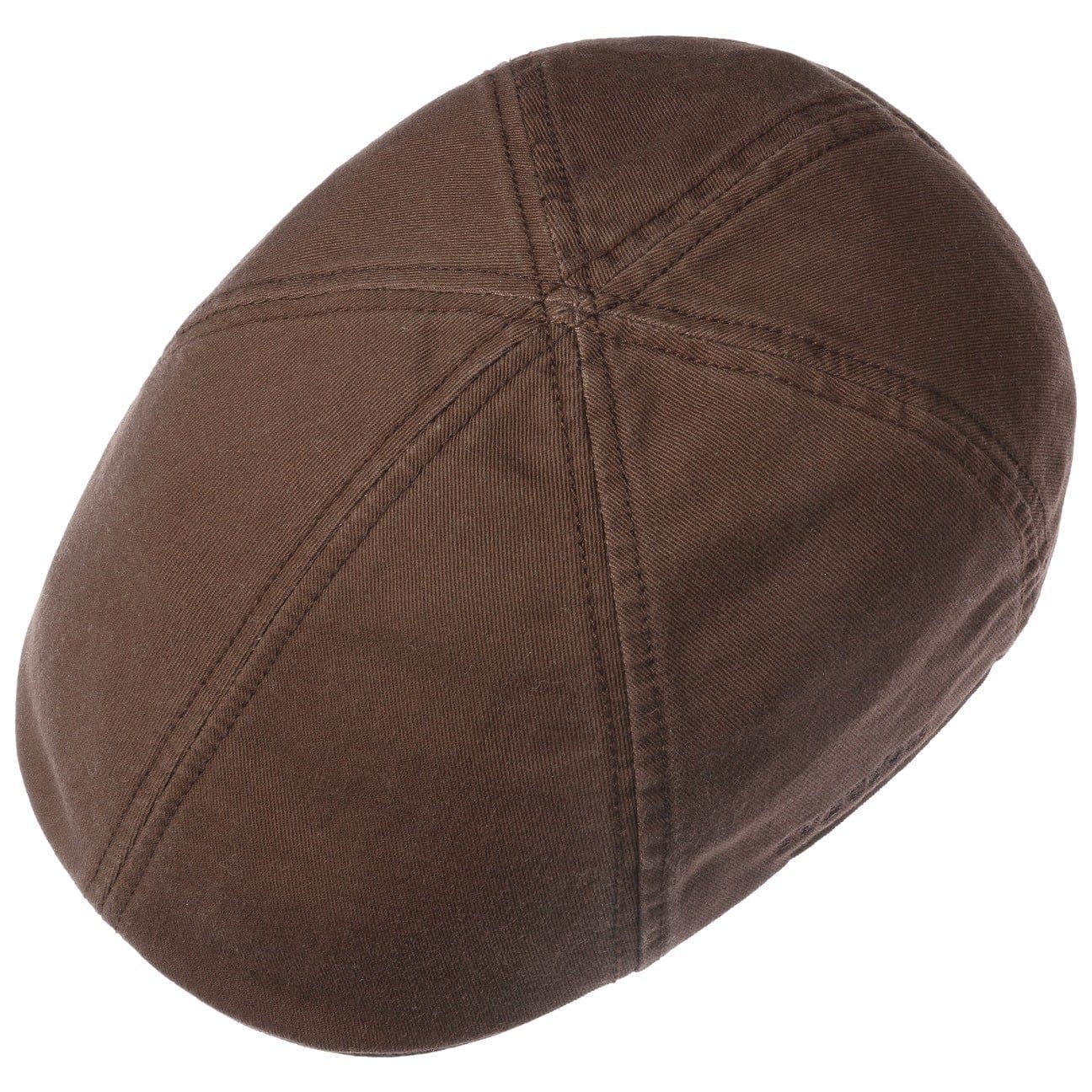 Schirmmütze Flat Schirm braun (1-St) Stetson Cap mit