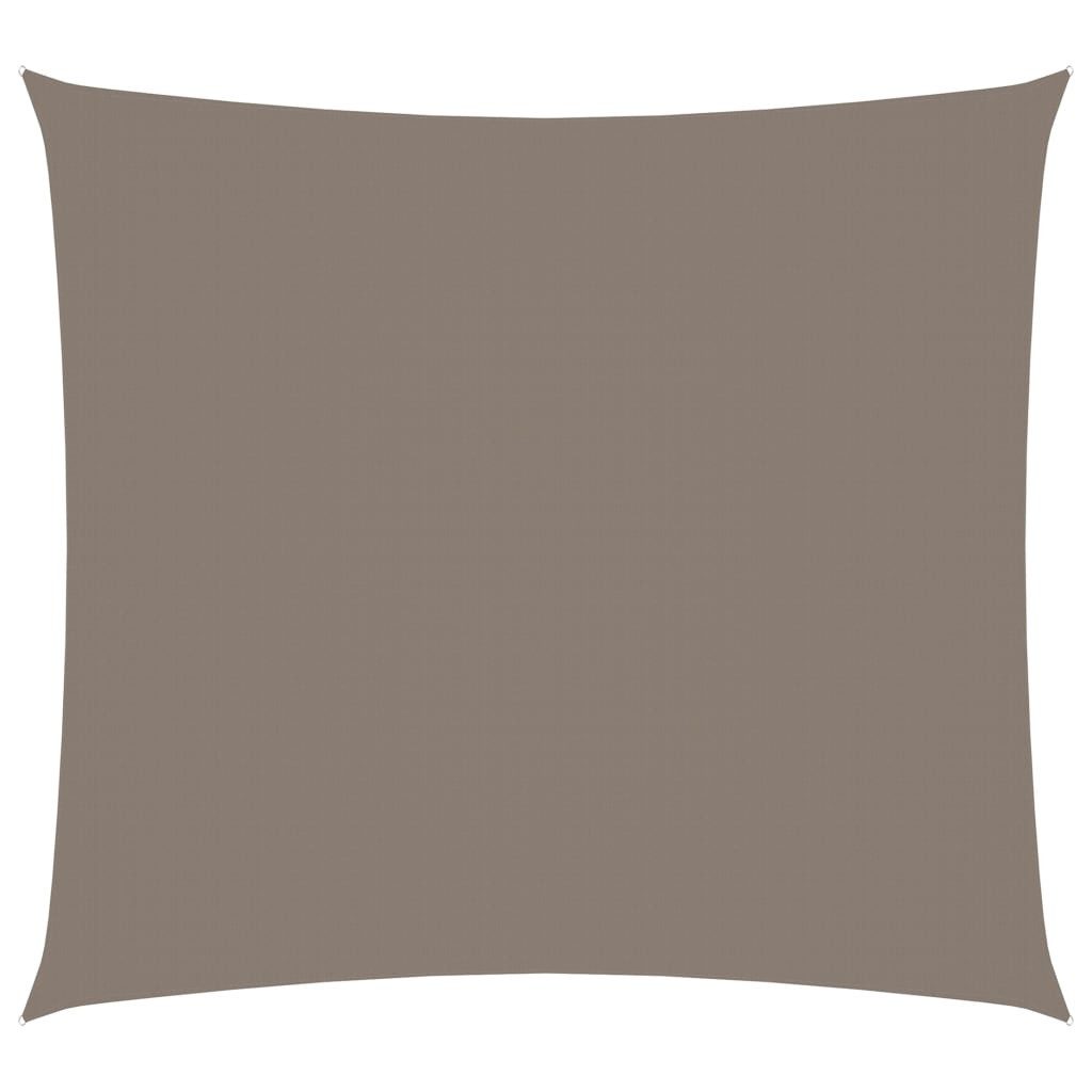 vidaXL Sonnensegel 25 x 3 m Sonnensegel Oxford-Gewebe Rechteckig 2,5x3 m Taupe Beschattun
