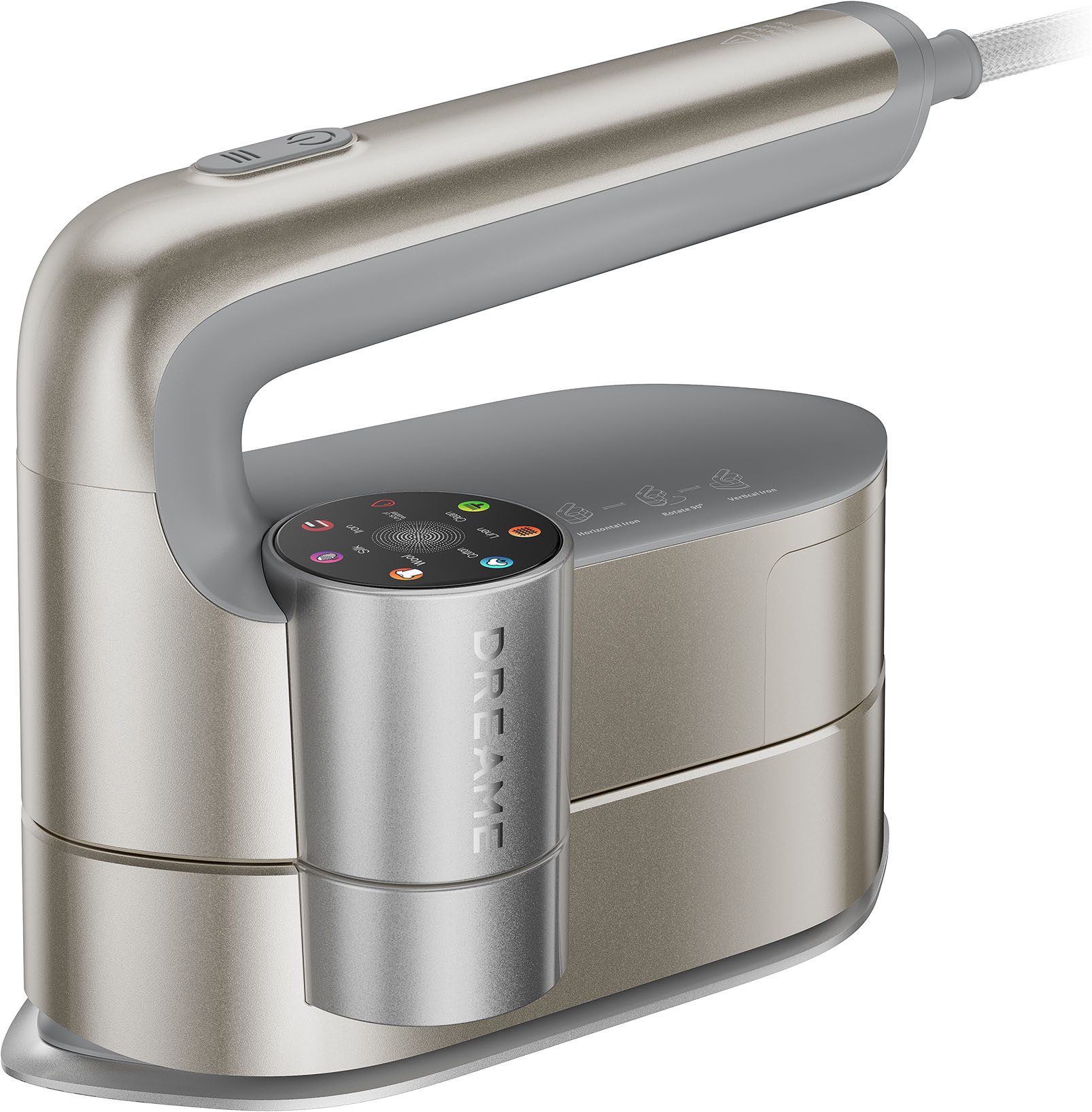 Dreame Dampfbügeleisen Rotafly P7, 1200 W, drehbare Bügelsohle, 5 Modi