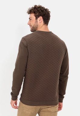 camel active Sweatshirt mit Diamant Steppung