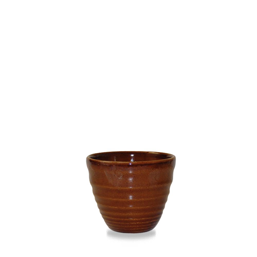 Sauciere Super Vitrified Cinnamon Ripple Bowl 7cm/11cl, 12 Stück