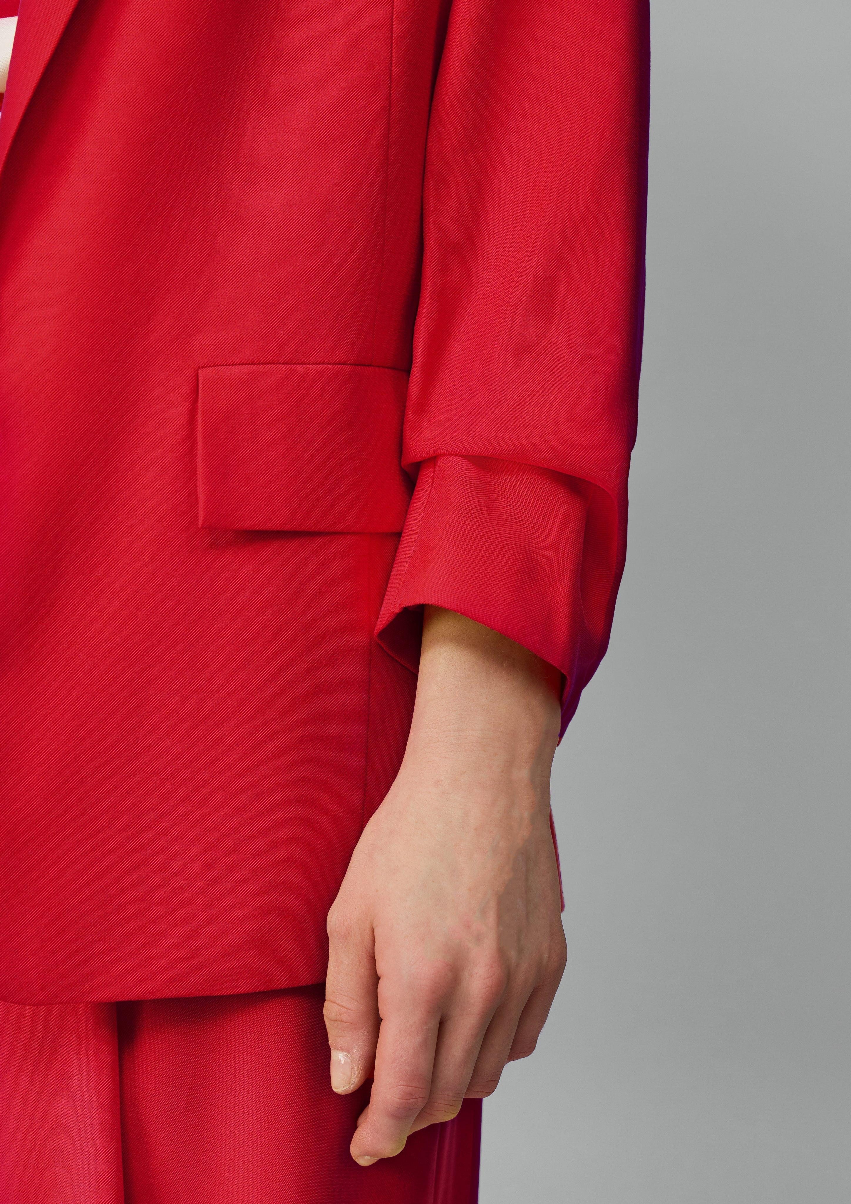 s.Oliver Funktionsjacke Langer Blazer aus Viskosemix günstig online kaufen