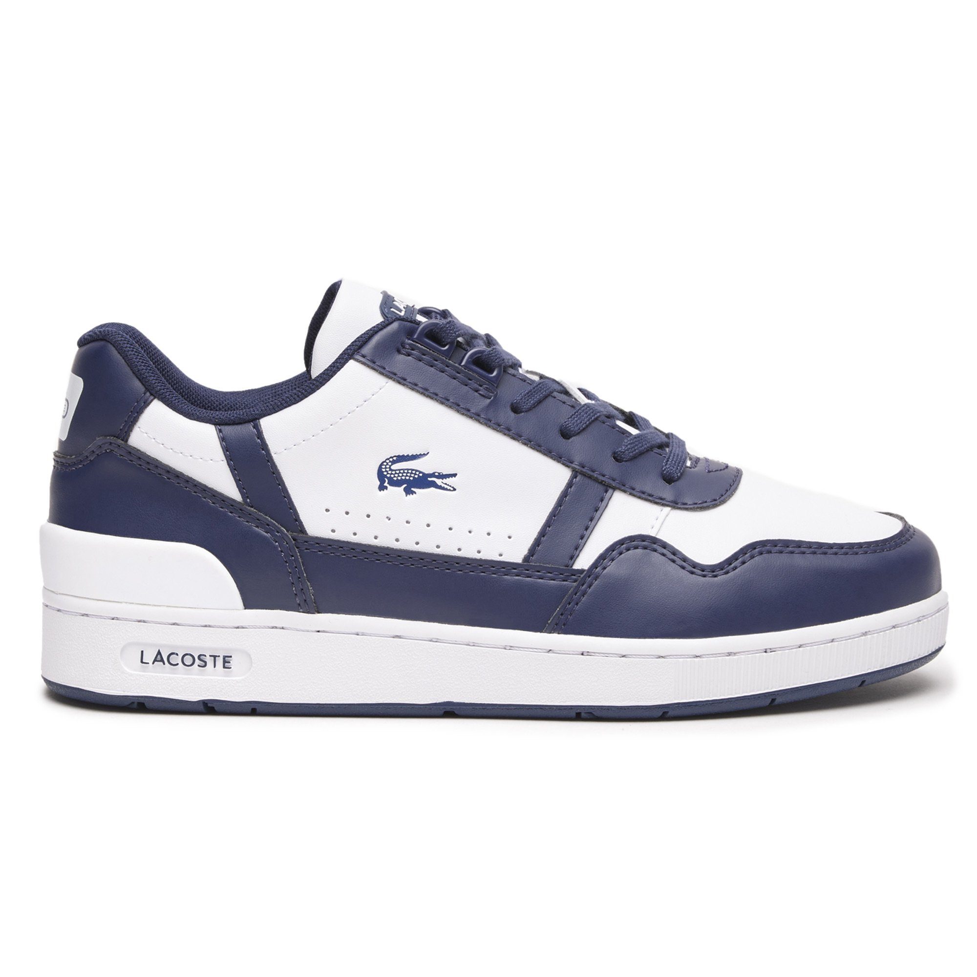 Lacoste Kinder Sneaker - Junior-Sneakers WEISS/MARINEBLAU T-CLIP, (042) Bicolor, Sneaker