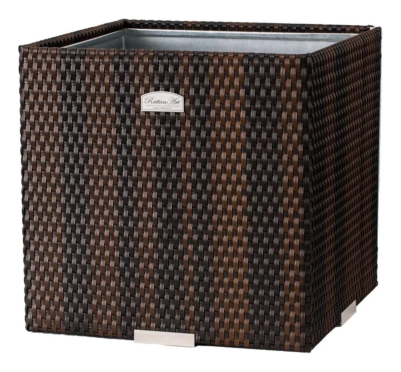 dynamic24 Pflanzkübel, Polyrattan Pflanzgefäß günstig online kaufen