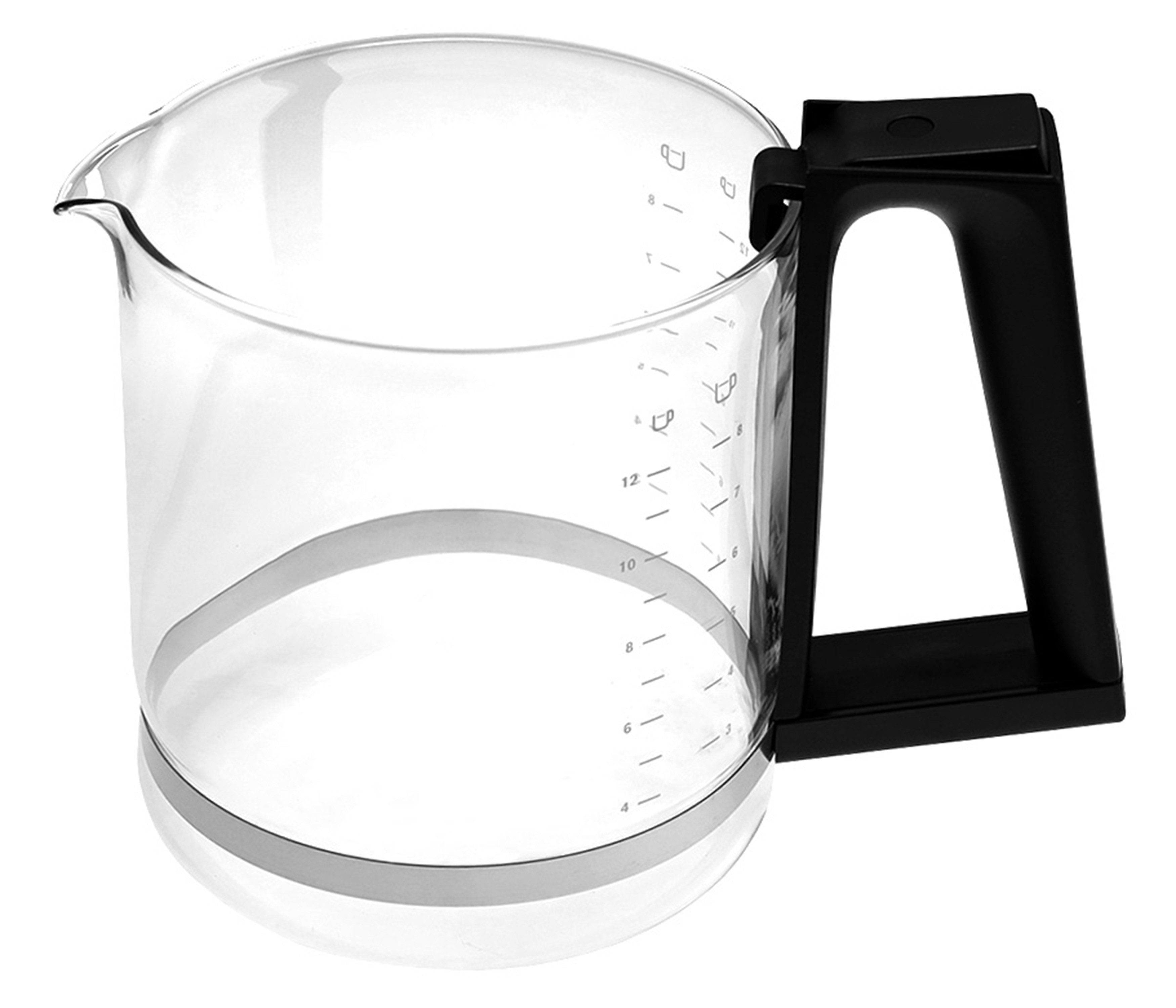 Kaffeekanne Krups XB900401 Glaskanne ohne Deckel für T8 KM468 Kaffeemaschine