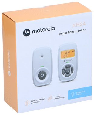 Motorola Babyphone AM24 Audio, 2-tlg., Raumtemperaturanzeige, mit DECT-Technologie zur Audio-Überwachung