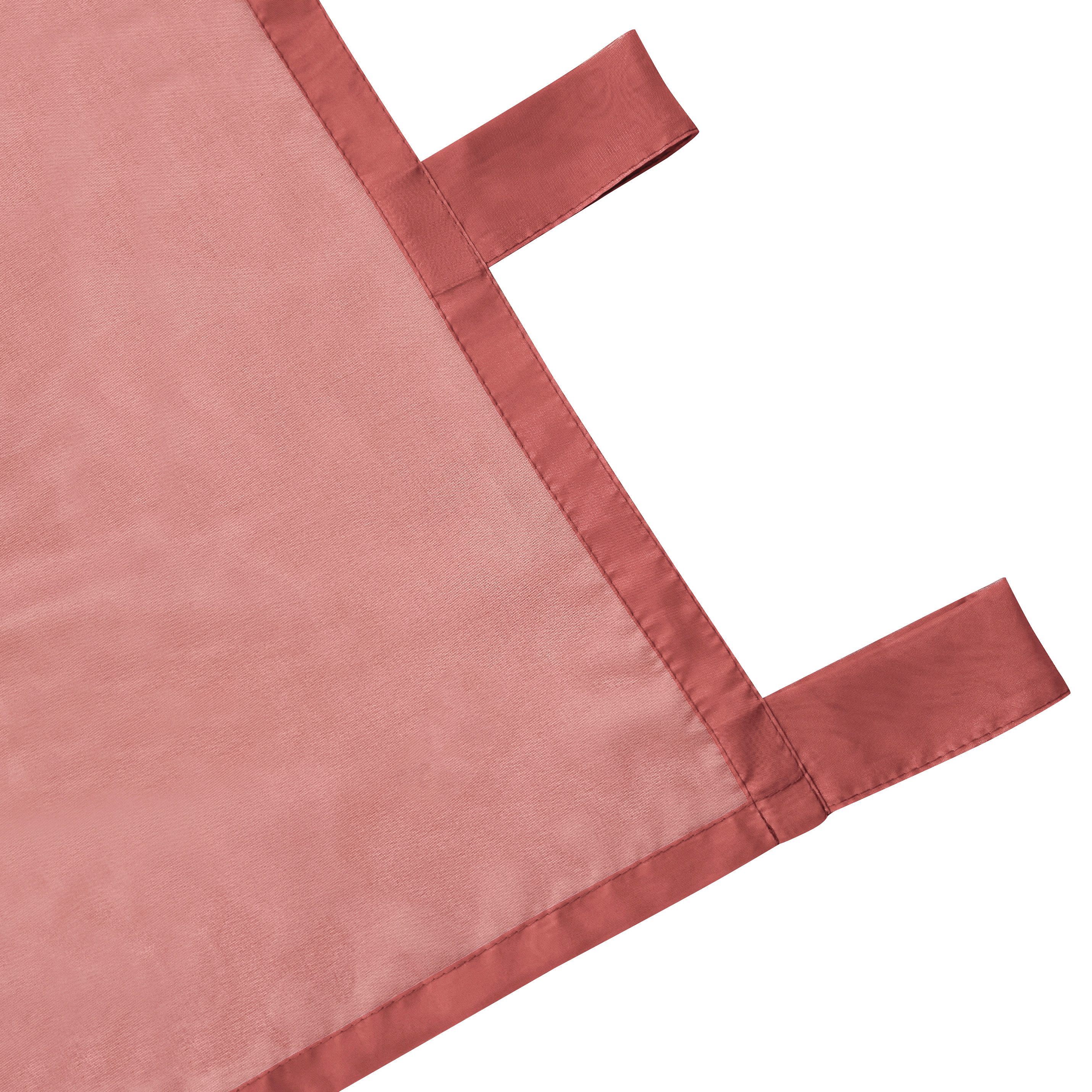 OTTO home Gardine XANA mit Schlaufen, Topseller! (1 St), Schlaufen, transparent, Voile, Bestseller, einfarbig, 1 Schal, pflegeleicht, preiswert! – Bild 5 von 5