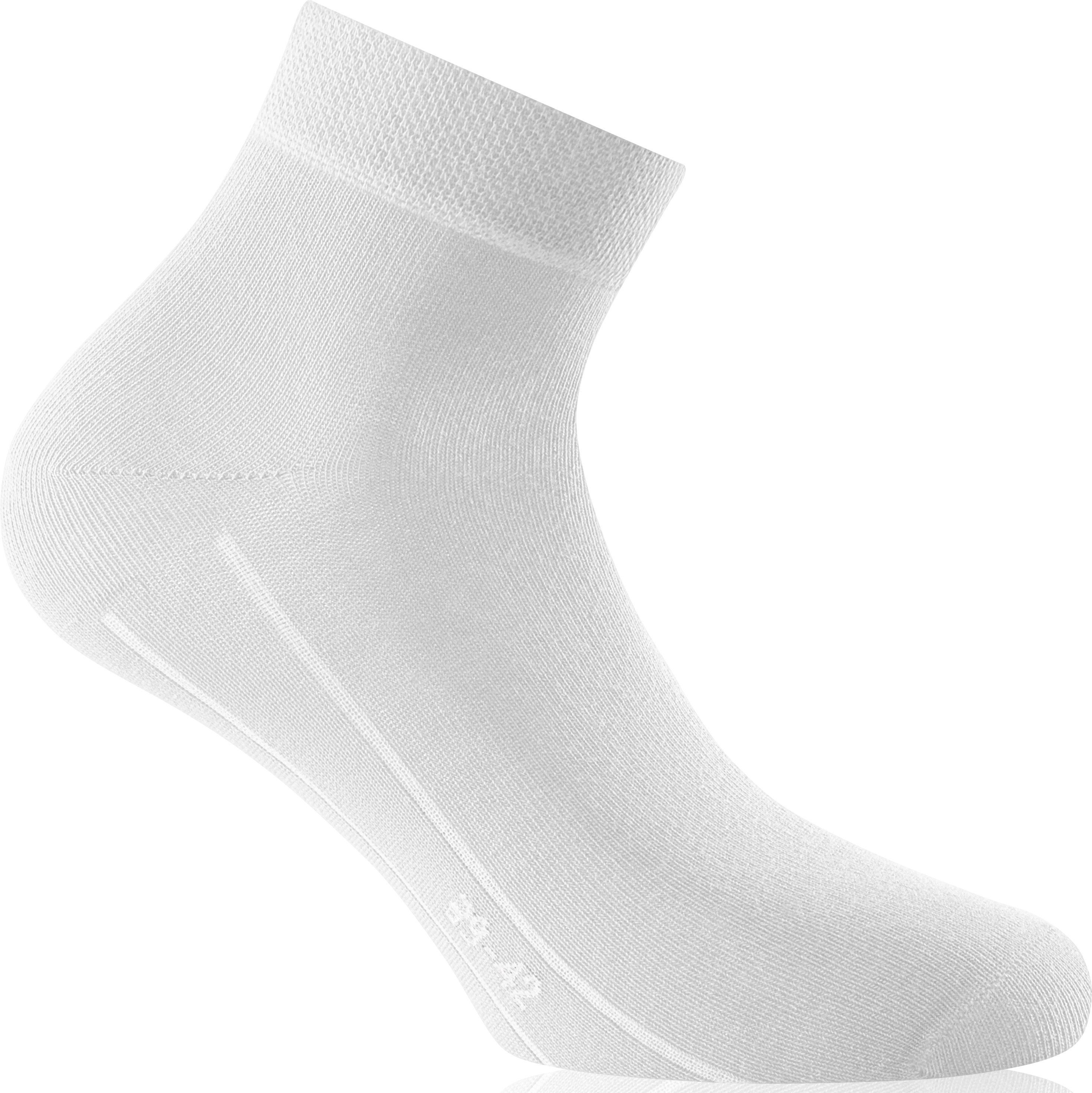 Rohner Socks Socken Tagessocke Sneaker Basic Plus weiss - 3 Paar günstig online kaufen