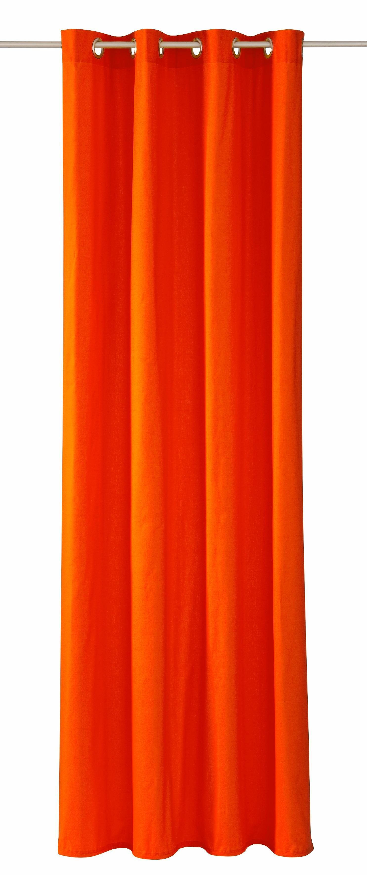 Vorhang DOVE, TOM TAILOR HOME, orange Wirkware Ösen blickdicht, (1 St)