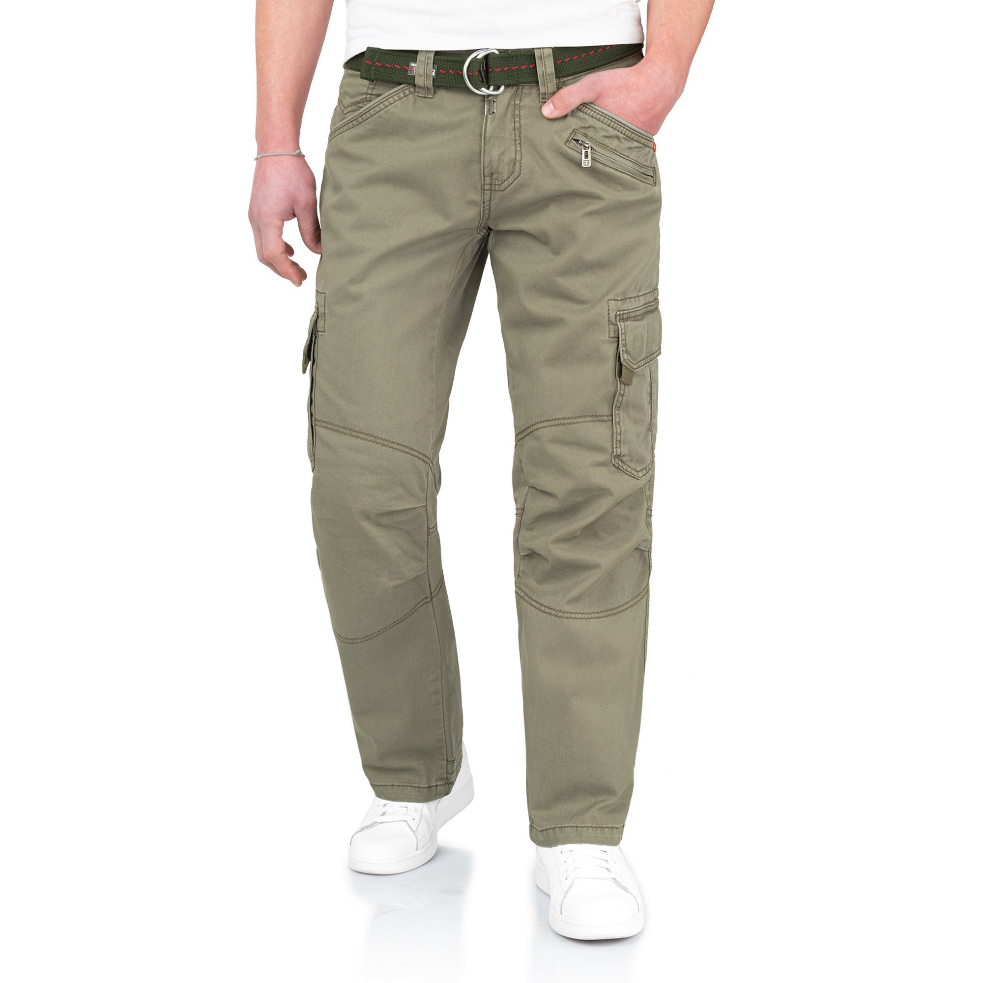 TIMEZONE Cargohose Loose BenitoTZ Herrencargohose 100% Baumwolle